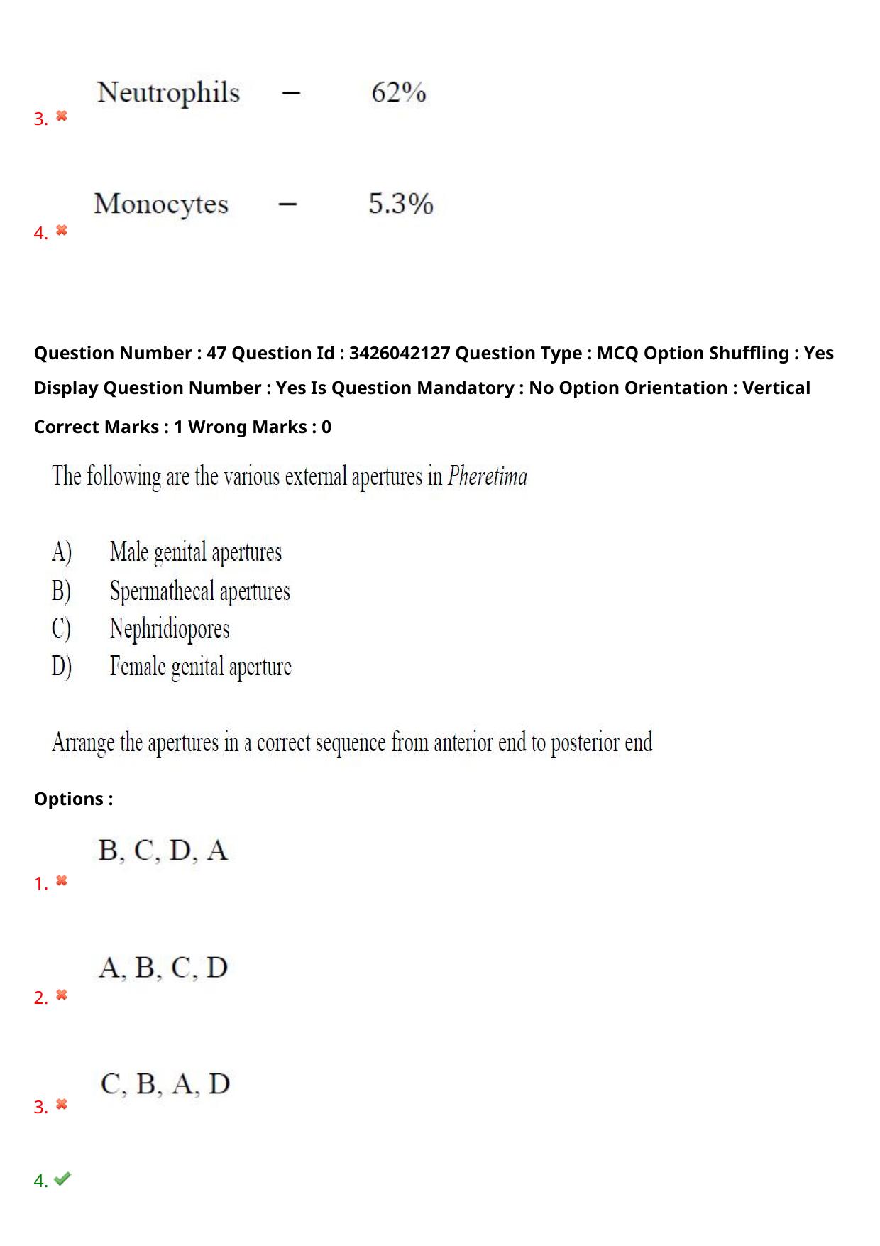 TS EAMCET 2021 Agriculture and Medical Question Paper with Key (10 August 2021 Forenoon (English )) - Page 43