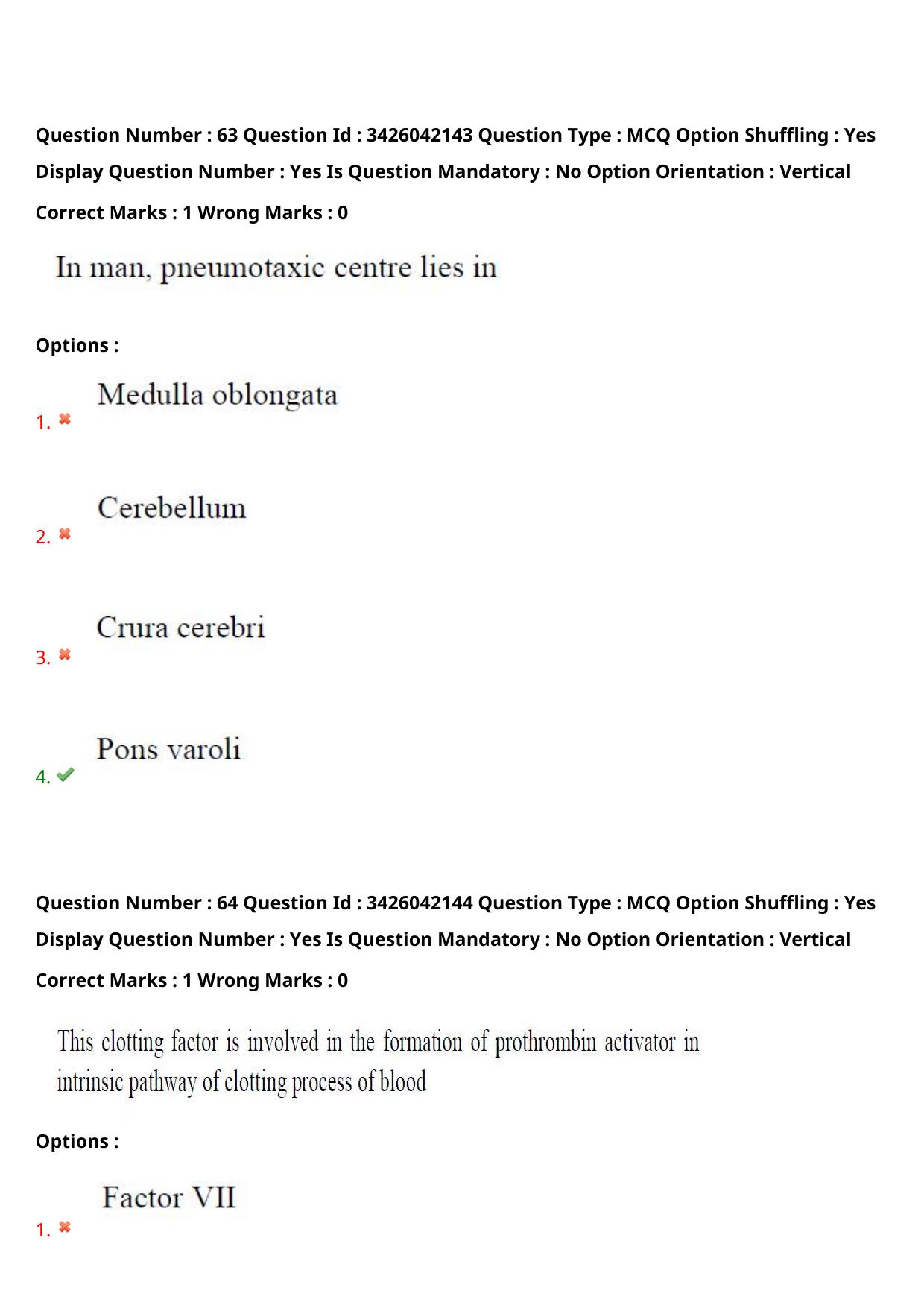 TS EAMCET 2021 Agriculture and Medical Question Paper with Key (10 August 2021 Forenoon (English )) - Page 57