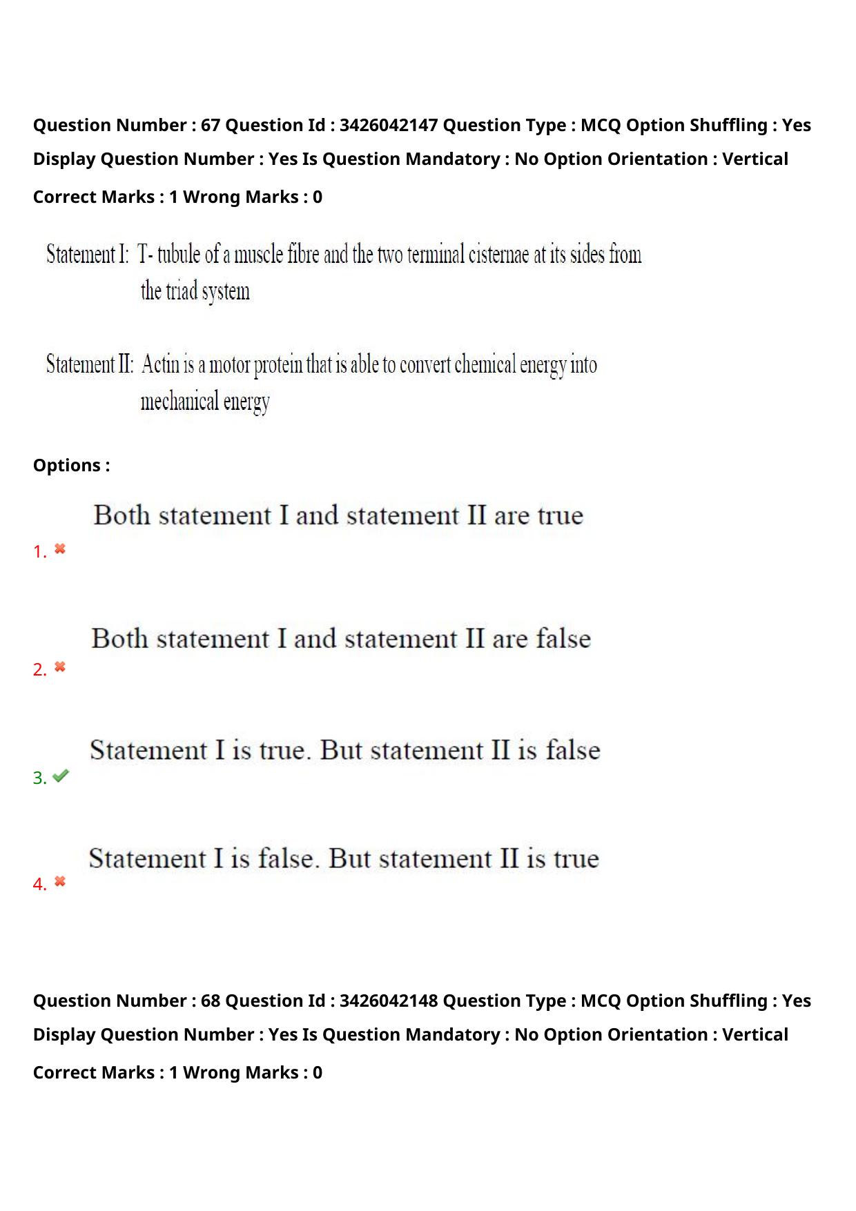 TS EAMCET 2021 Agriculture and Medical Question Paper with Key (10 August 2021 Forenoon (English )) - Page 60