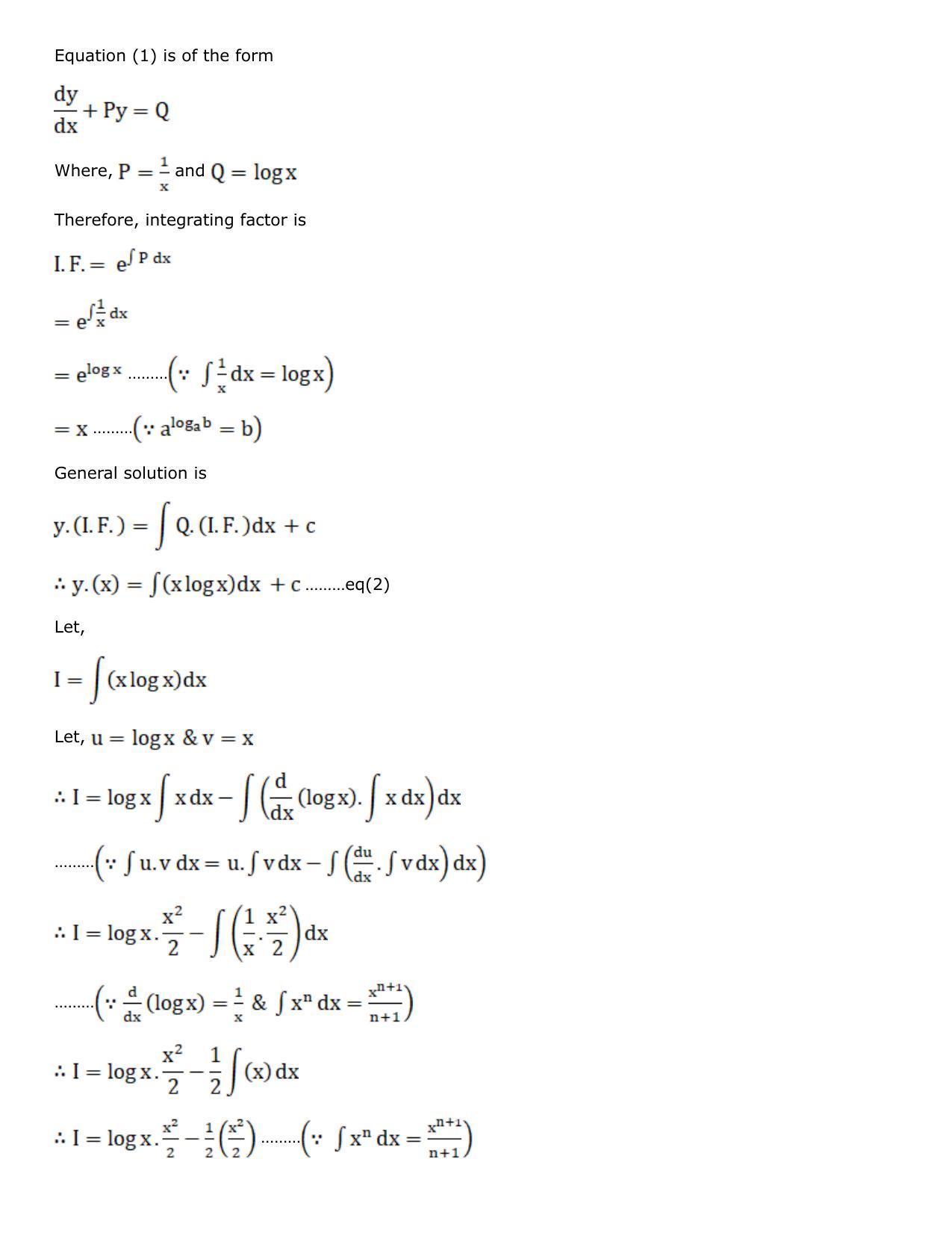 Chapter 21: Linear Differential Equations Solutions: RS Aggarwal Class 12 Solutions - Page 33
