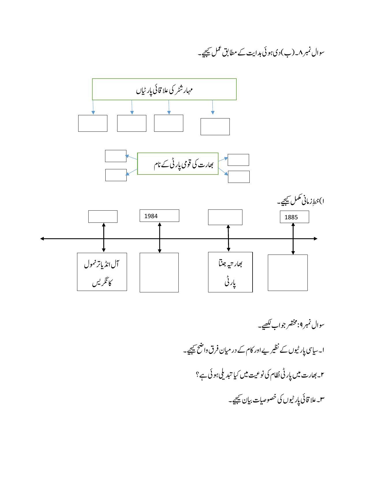 Maharashtra Board Class 10 History Sample Paper (Urdu Medium) - Page 37