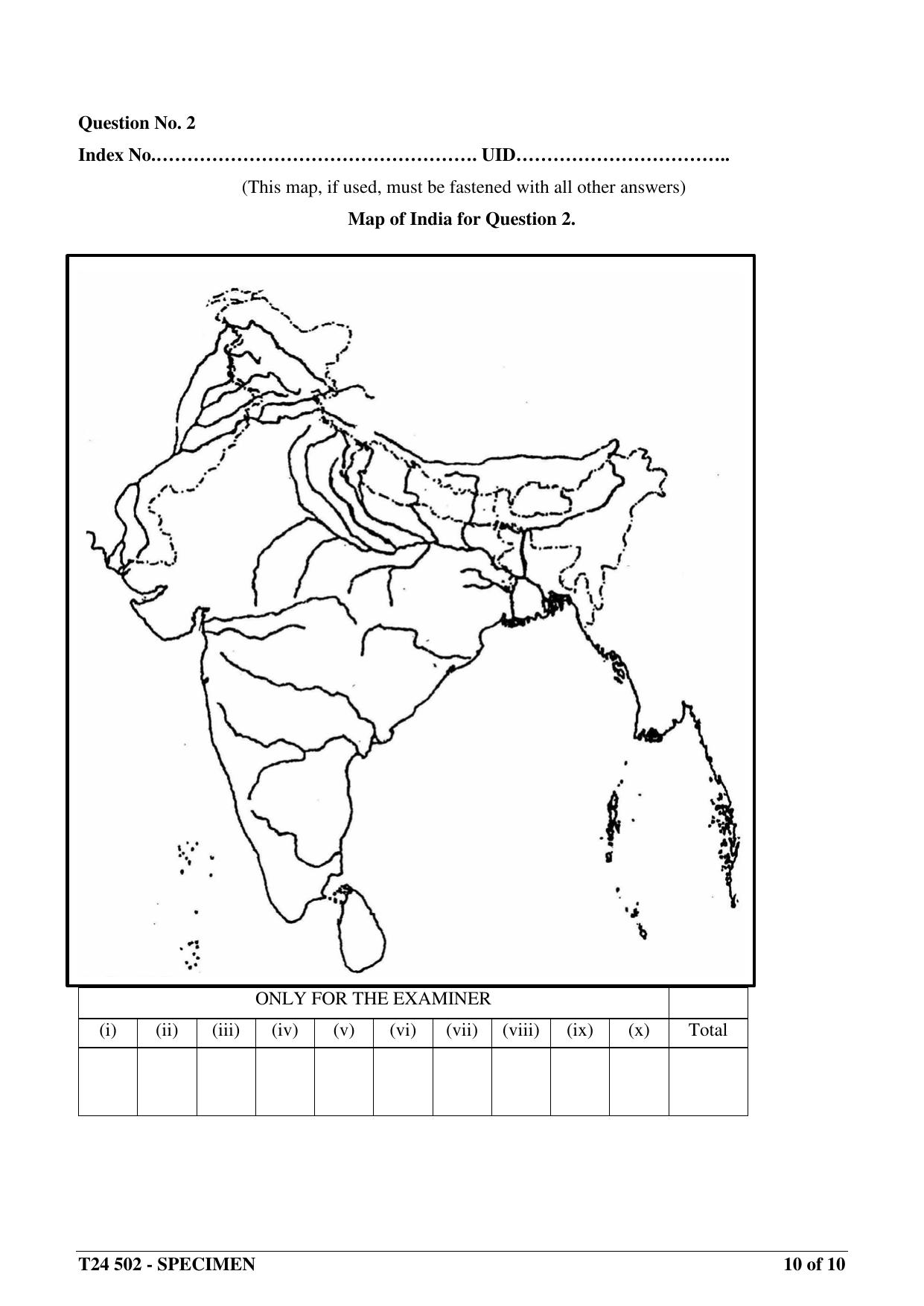 Icse Class 10 Geography Sample Paper Indcareer Schools Icse Class 10 Geography Sample Paper Indcareer Schools