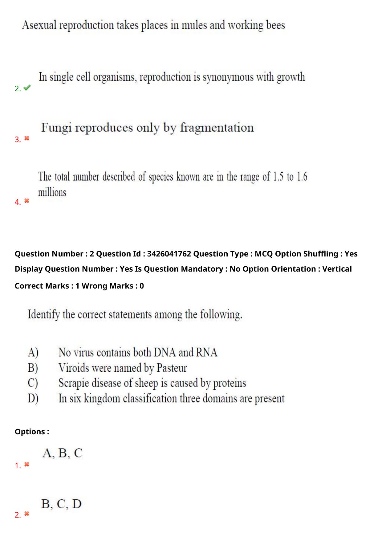 TS EAMCET 2021 Agriculture and Medical Question Paper with Key (9 August 2021 Afternoon (English )) - Page 3