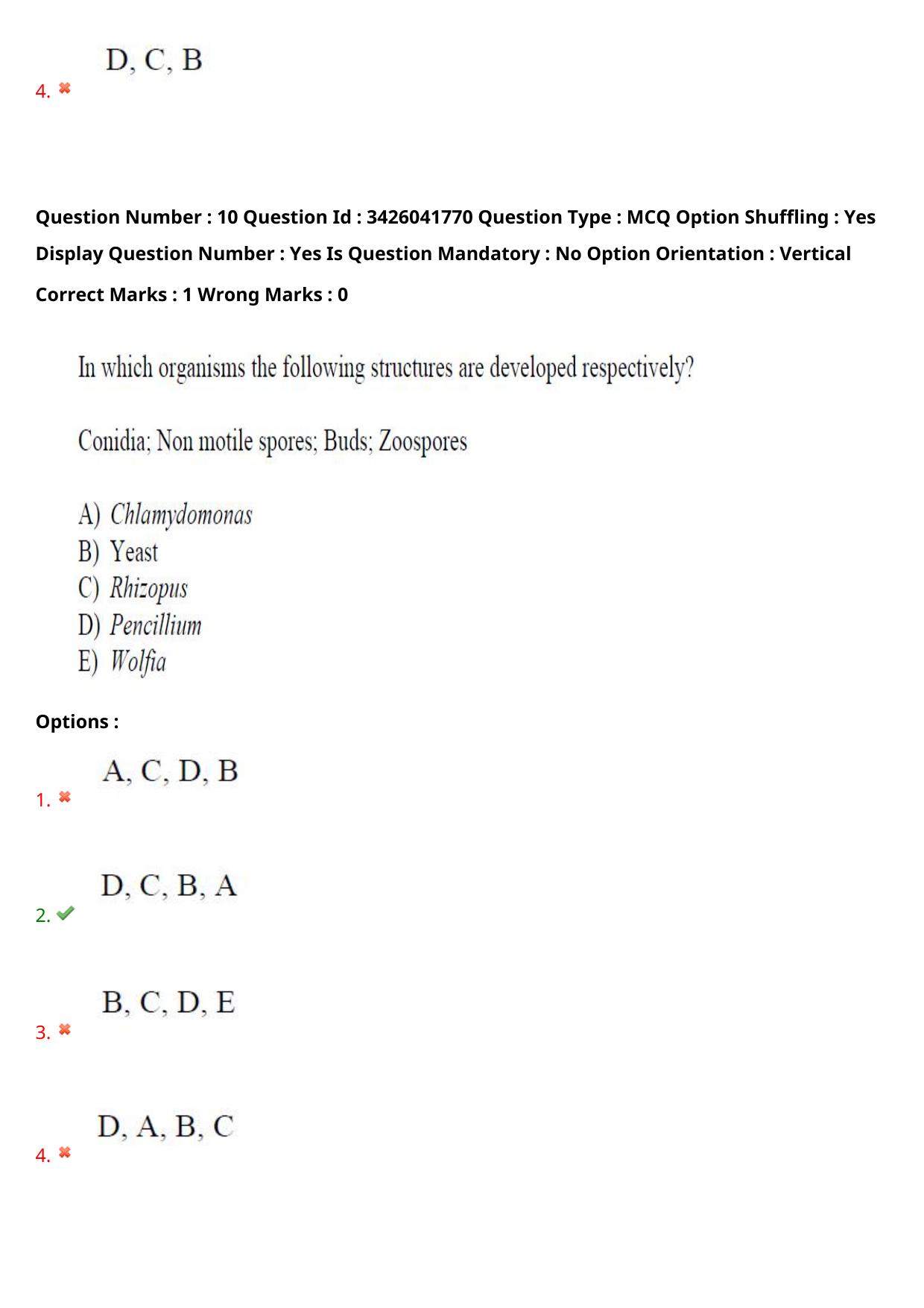 TS EAMCET 2021 Agriculture and Medical Question Paper with Key (9 August 2021 Afternoon (English )) - Page 10