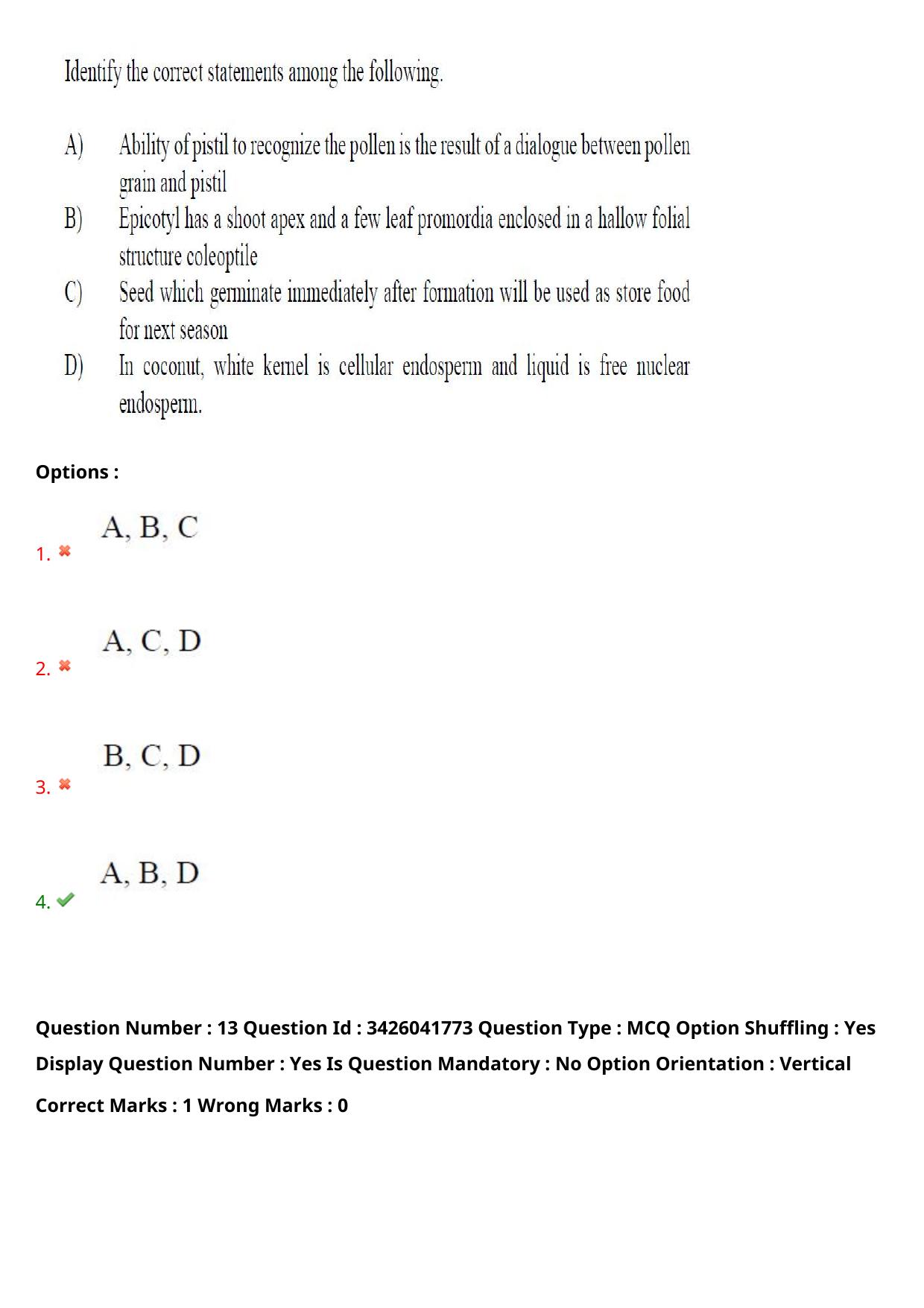 TS EAMCET 2021 Agriculture and Medical Question Paper with Key (9 August 2021 Afternoon (English )) - Page 12