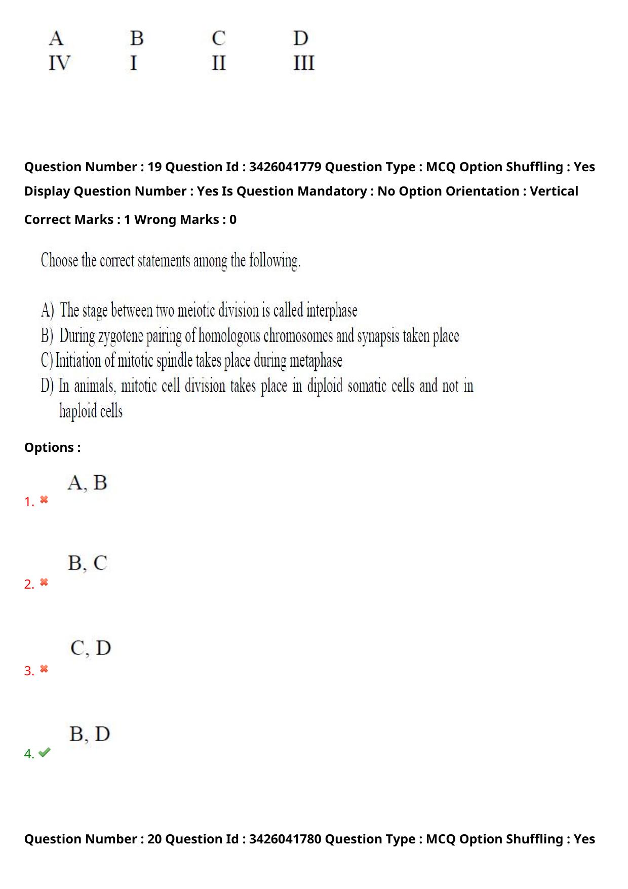 TS EAMCET 2021 Agriculture and Medical Question Paper with Key (9 August 2021 Afternoon (English )) - Page 18