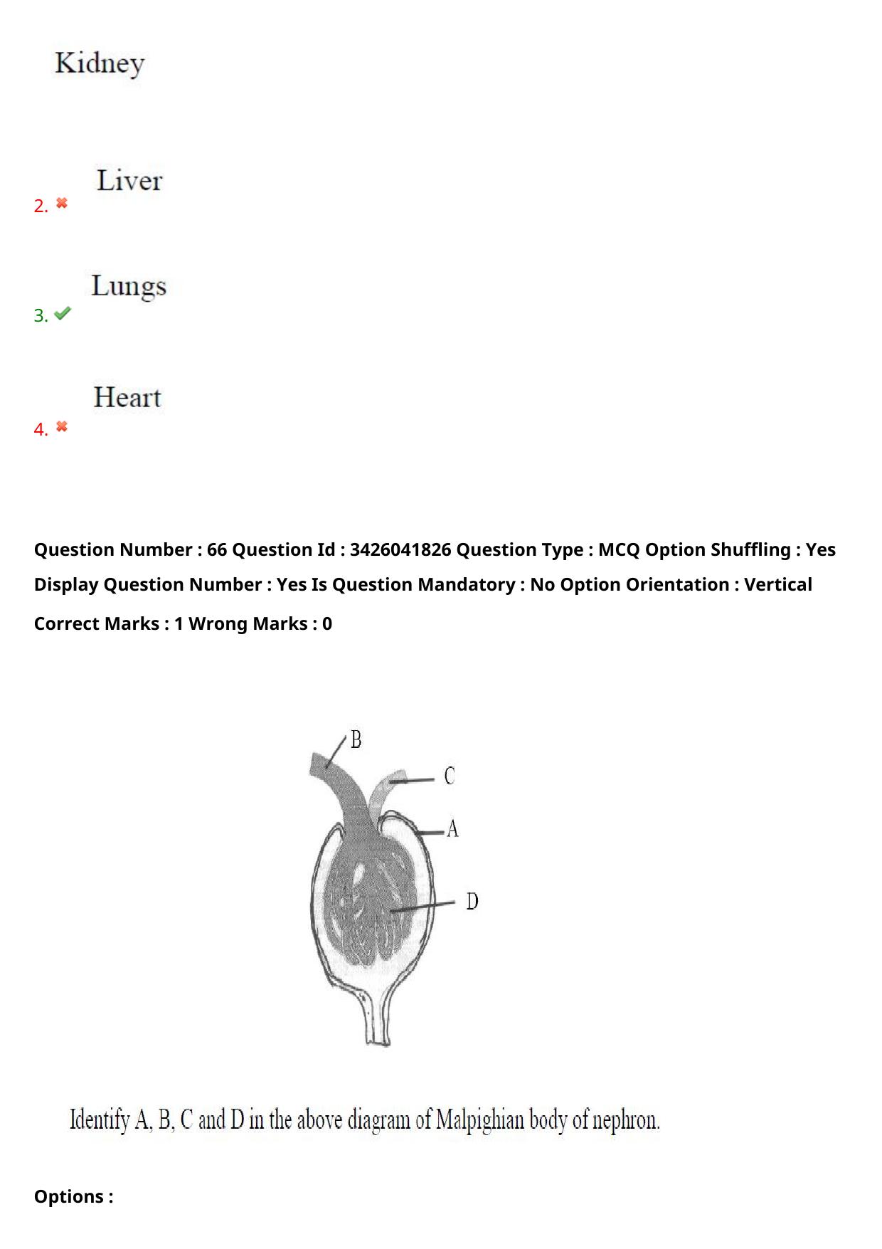 TS EAMCET 2021 Agriculture and Medical Question Paper with Key (9 August 2021 Afternoon (English )) - Page 58