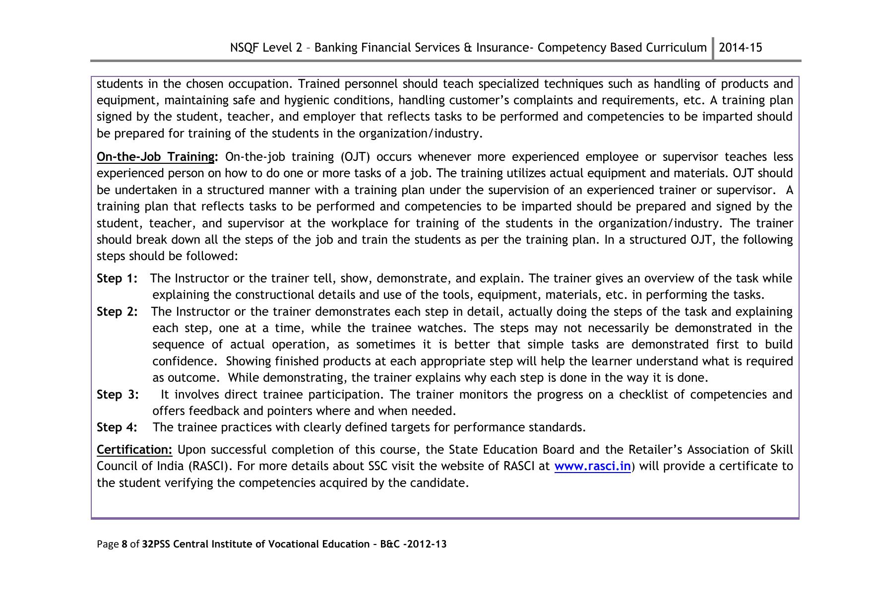 Maharashtra SSC Banking and Financial Operations Syllabus - Page 11