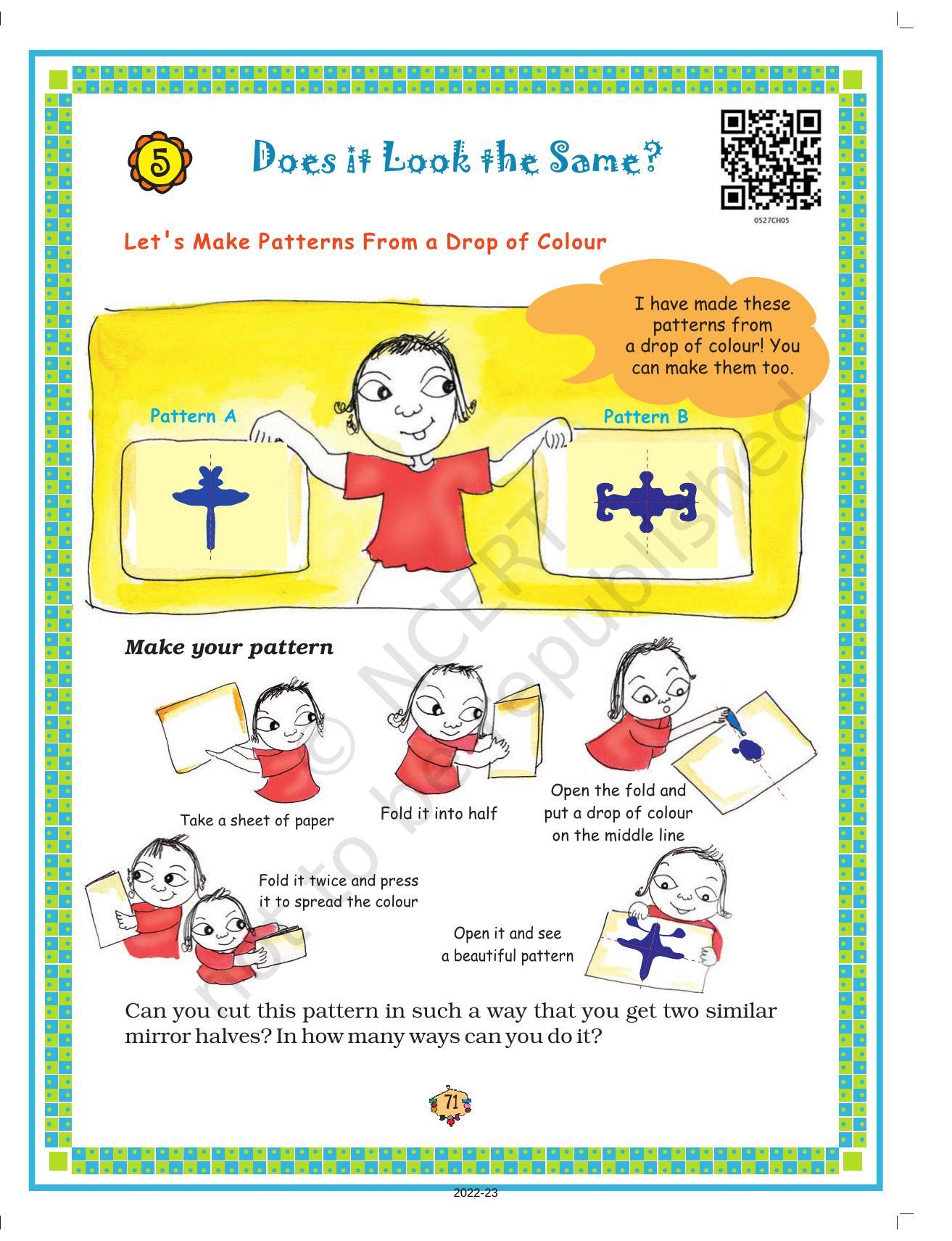 NCERT Book for Class 5 Maths Chapter 5  Does it Look the Same? - Page 1