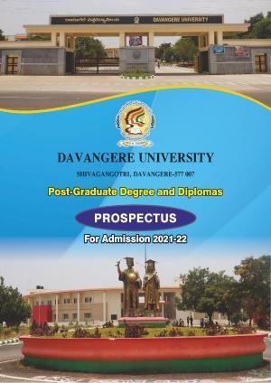 Davangere University, Davangere Admission Brochure 2021-22