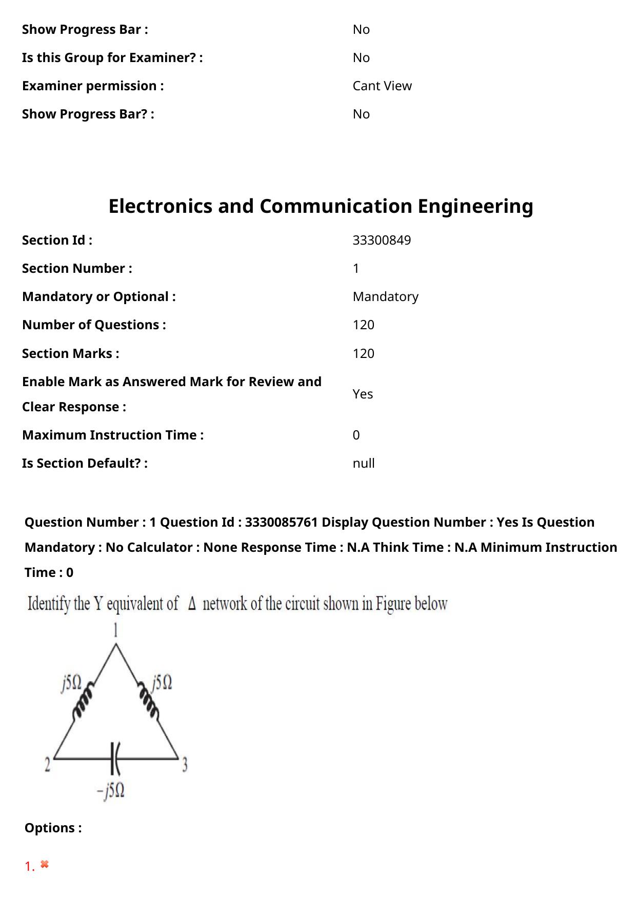 AP PGECET 2024 Electronics And Communication Engineering Question Paper with Preliminary Key - Page 2