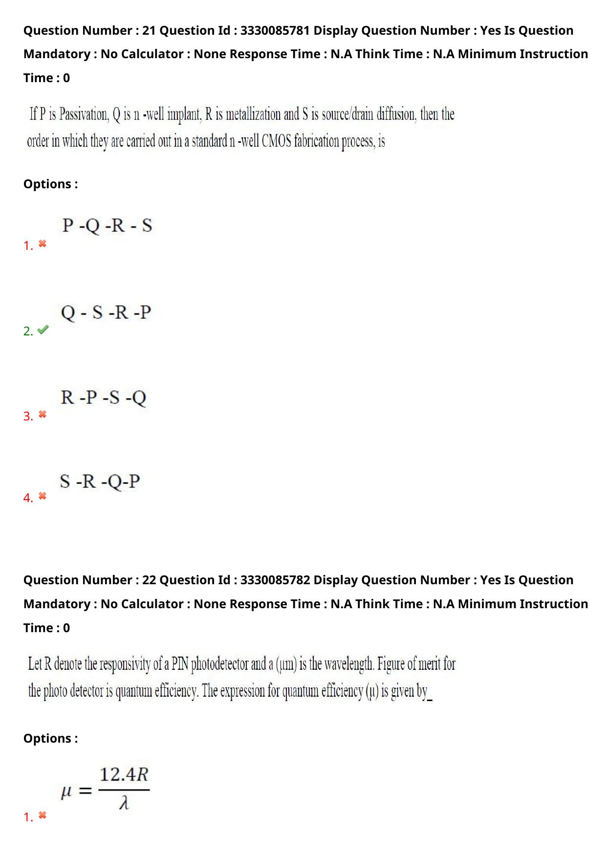 AP PGECET 2024 Electronics And Communication Engineering Question Paper with Preliminary Key - Page 19