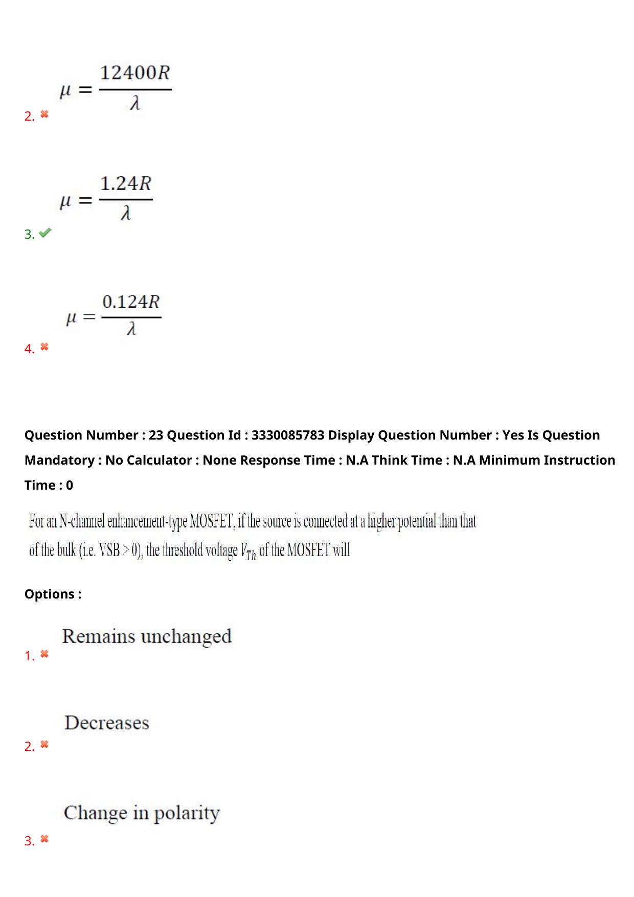 AP PGECET 2024 Electronics And Communication Engineering Question Paper with Preliminary Key - Page 20