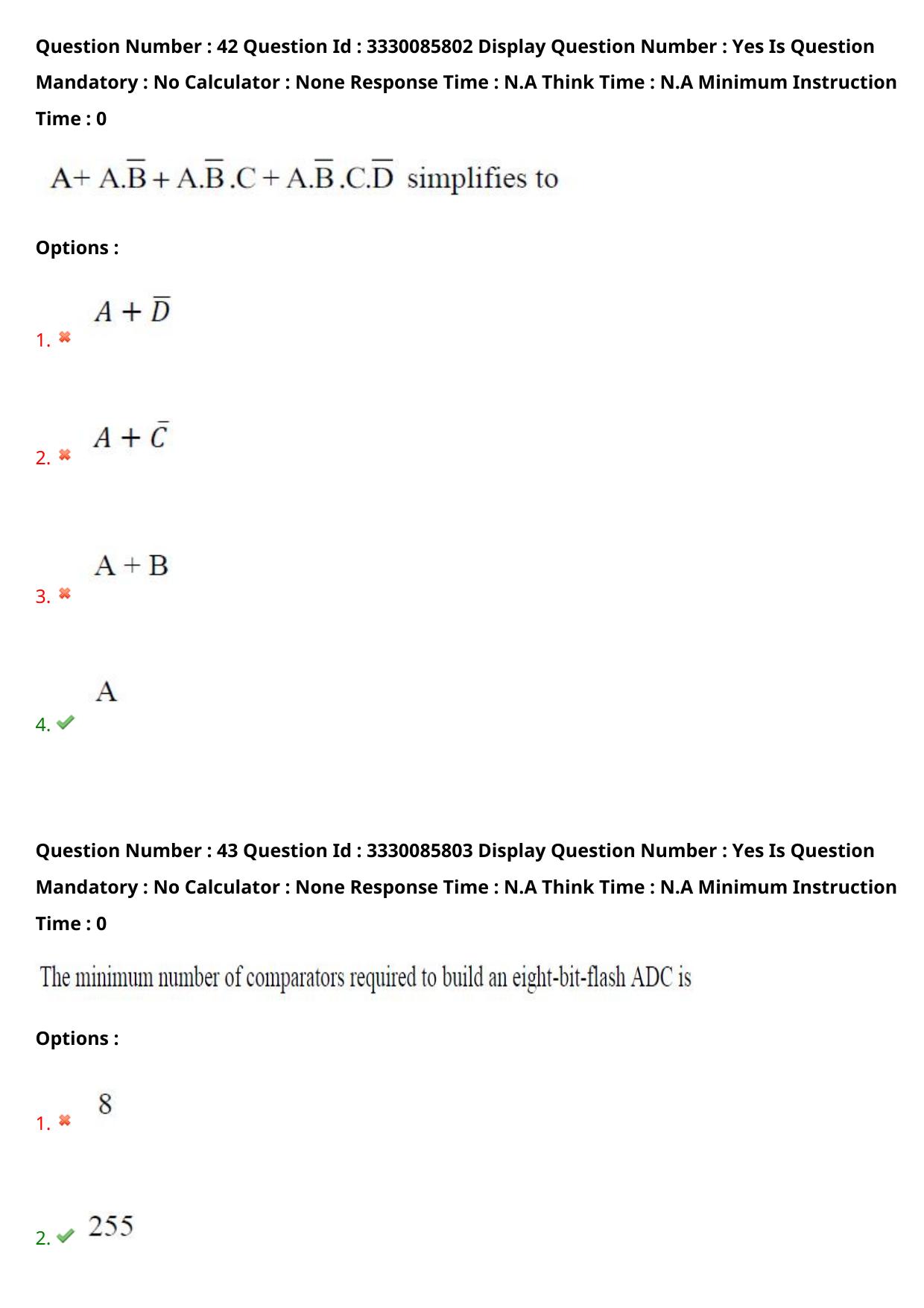 AP PGECET 2024 Electronics And Communication Engineering Question Paper with Preliminary Key - Page 34