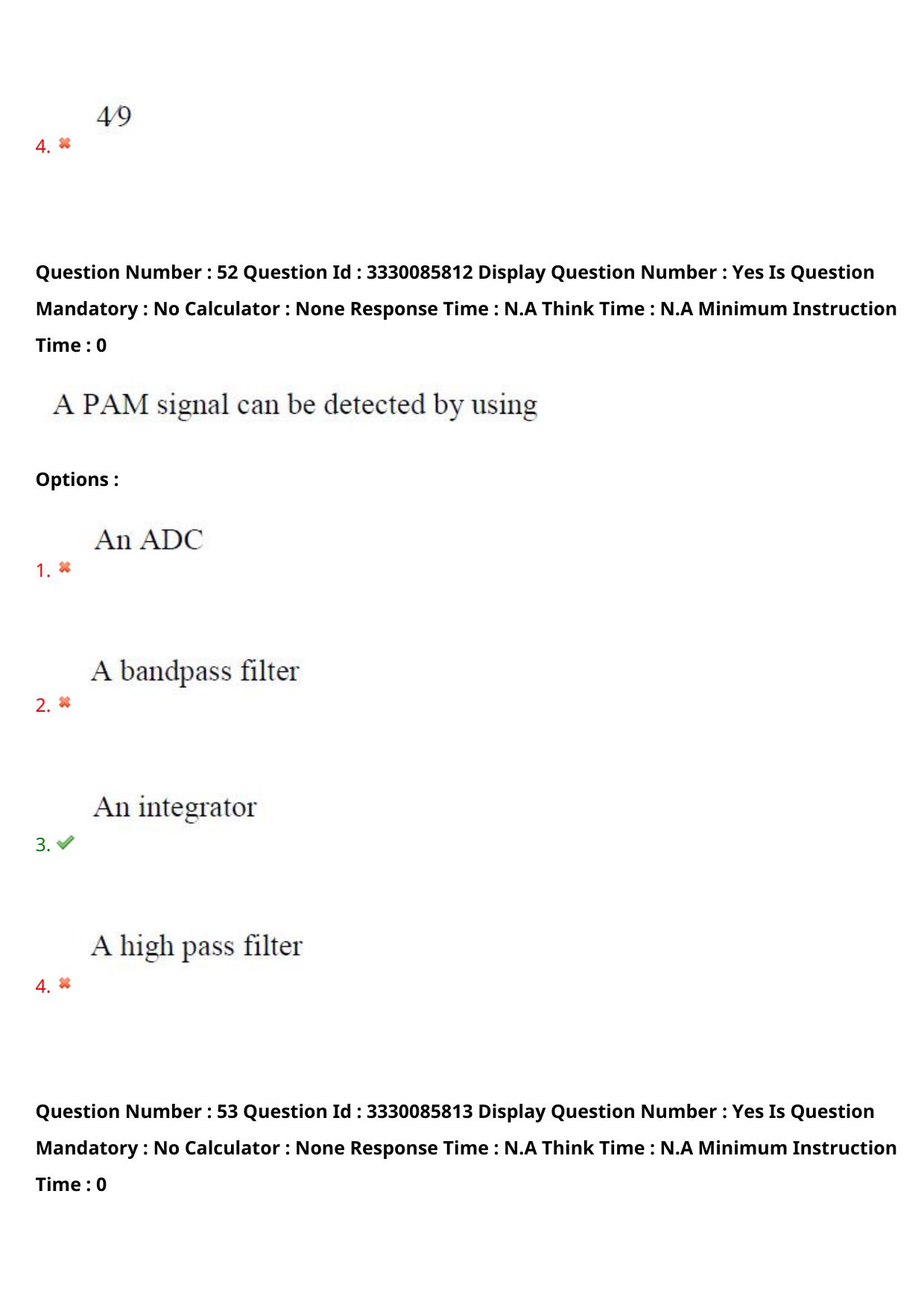 AP PGECET 2024 Electronics And Communication Engineering Question Paper with Preliminary Key - Page 41