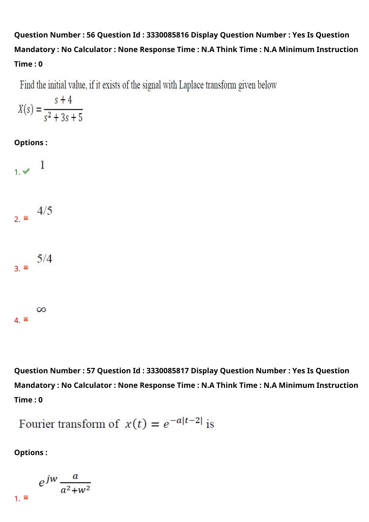 AP PGECET 2024 Electronics And Communication Engineering Question Paper with Preliminary Key - Page 44