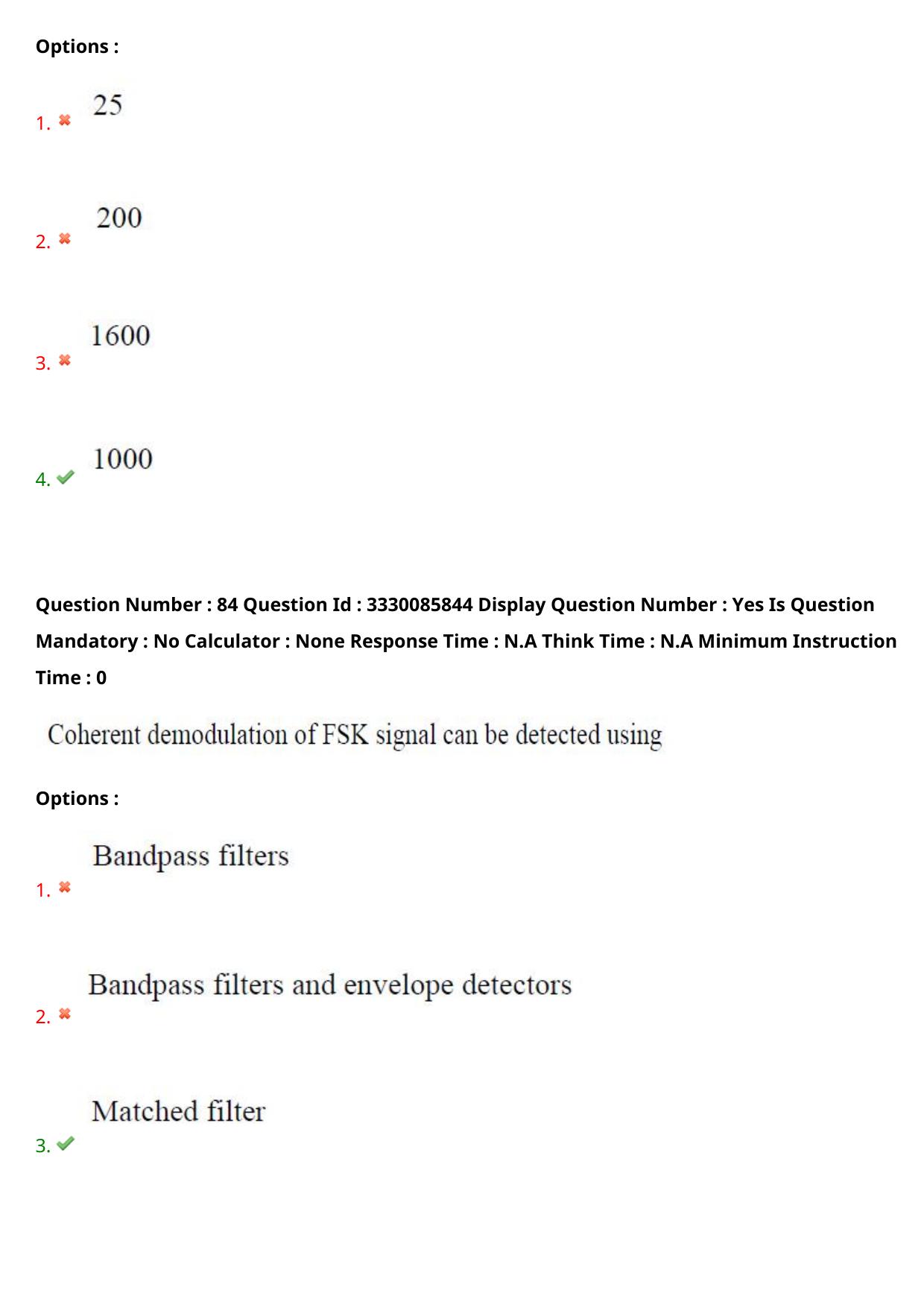 AP PGECET 2024 Electronics And Communication Engineering Question Paper with Preliminary Key - Page 63