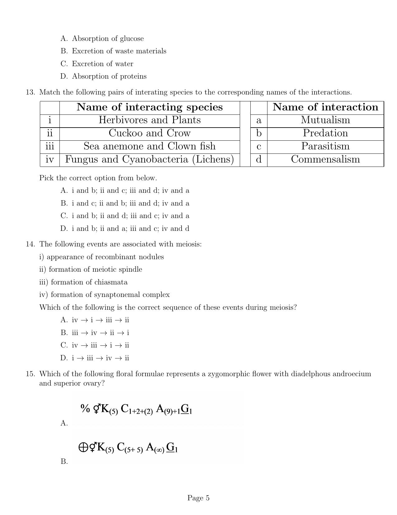 IISER Aptitude Test 2021 English Question Paper - IndCareer Docs