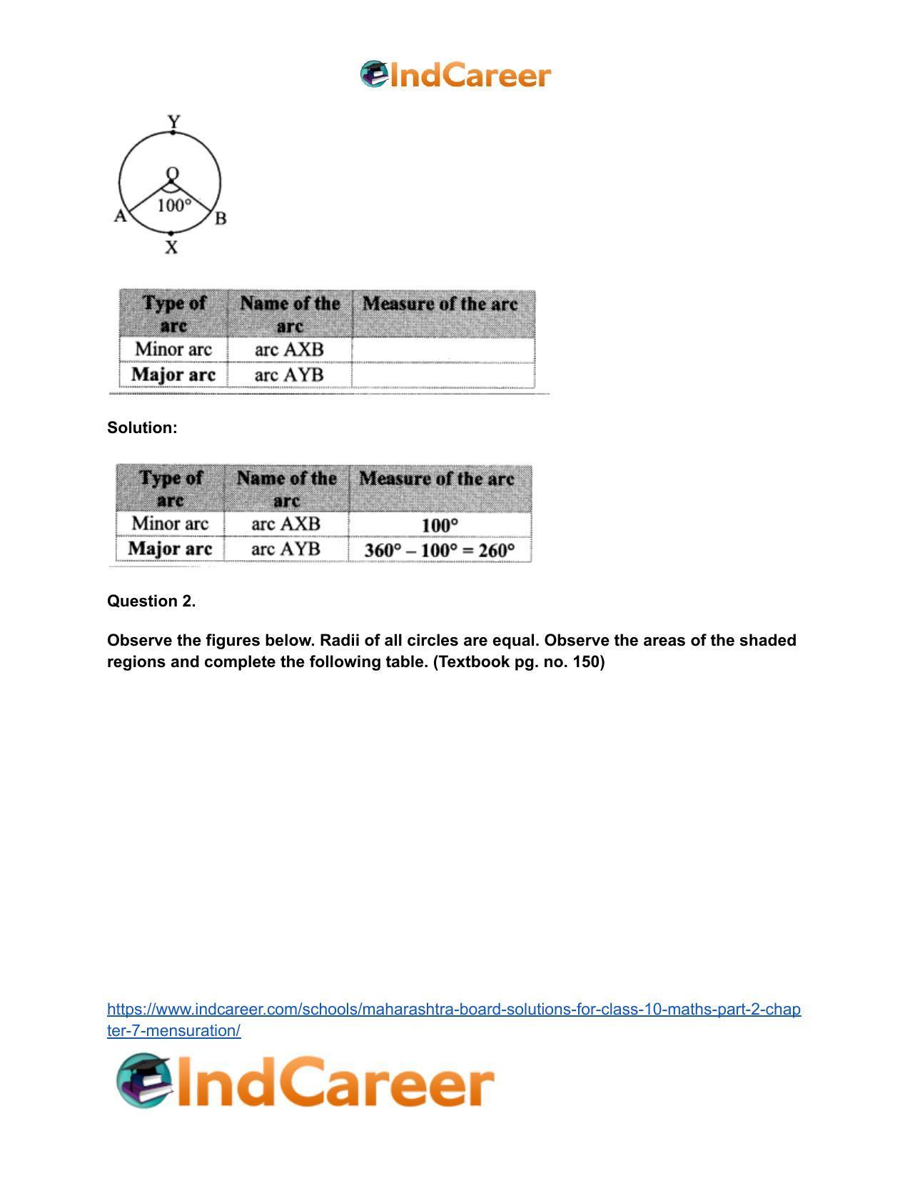 Maharashtra Board Solutions for Class 10-Maths (Part 2): Chapter 7- Mensuration - Page 38