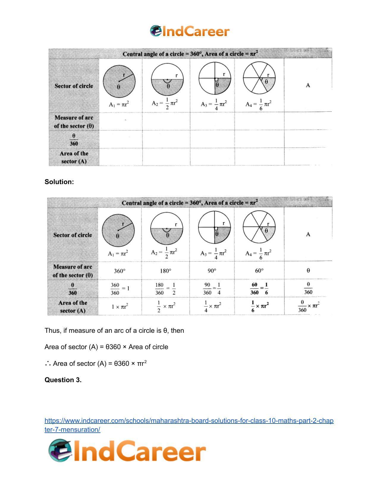 Maharashtra Board Solutions for Class 10-Maths (Part 2): Chapter 7- Mensuration - Page 39