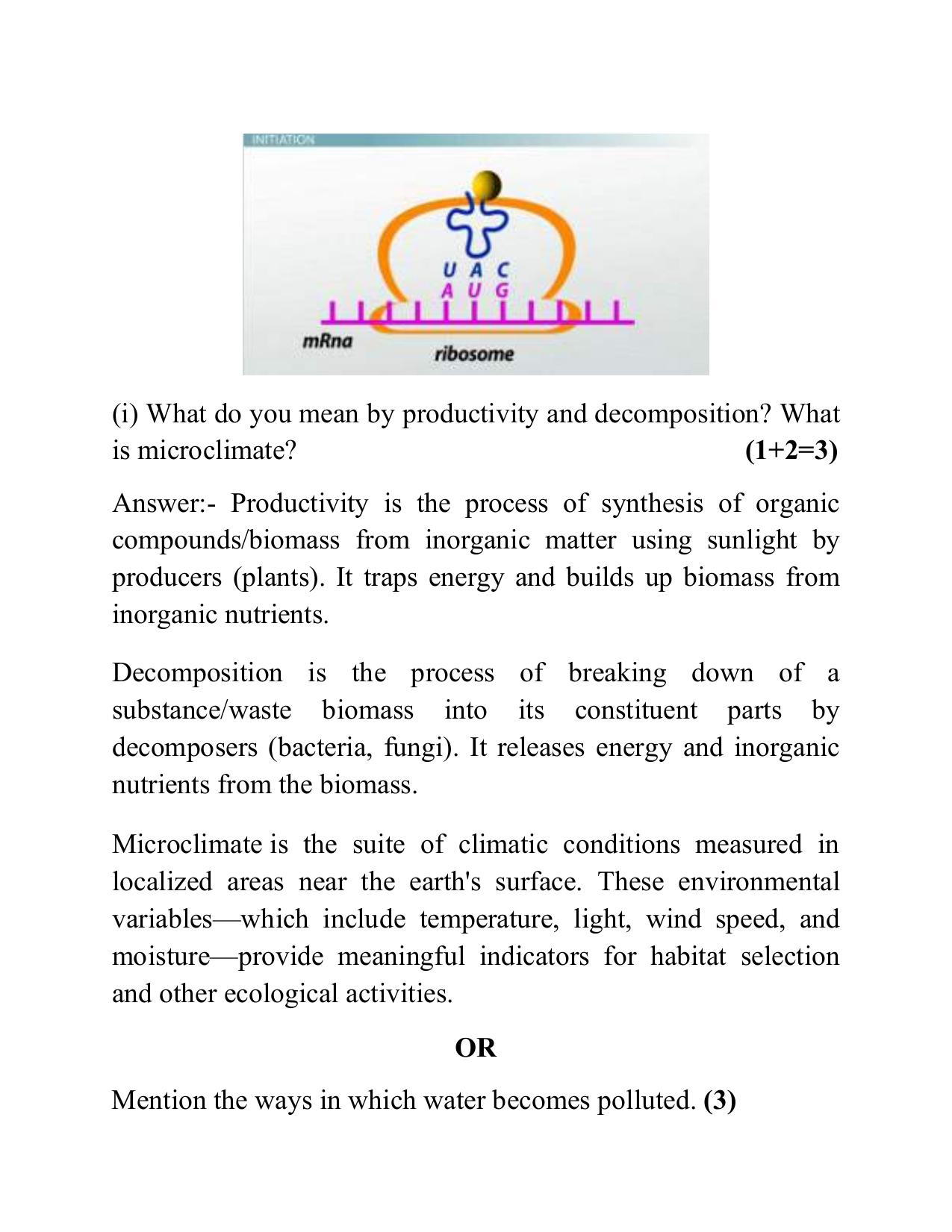 West Bengal Board Class 12 Biological Science 2015 Question Paper - Page 14