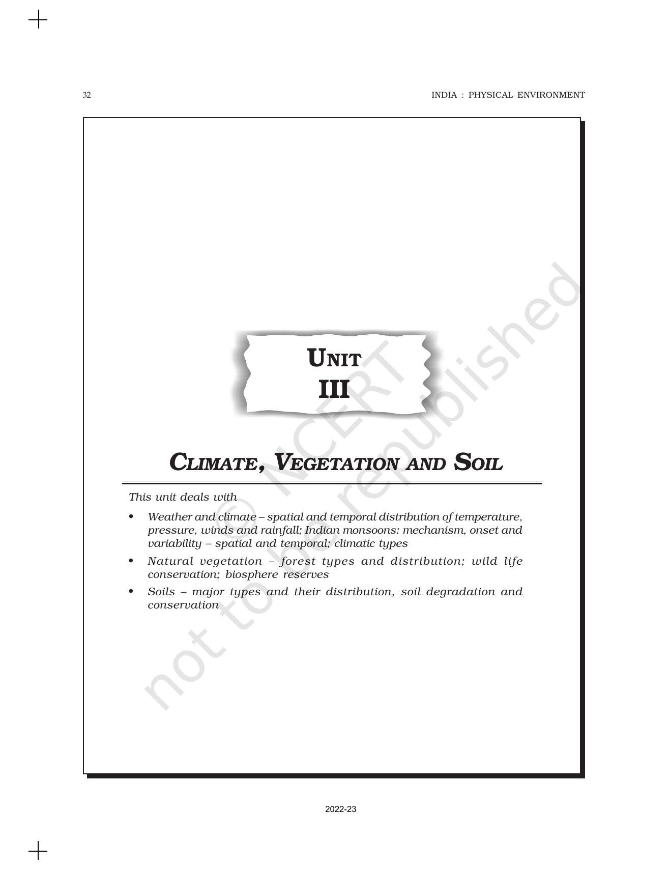NCERT Book for Class 11 Geography (Part-II) Chapter 4 Climate - Page 1