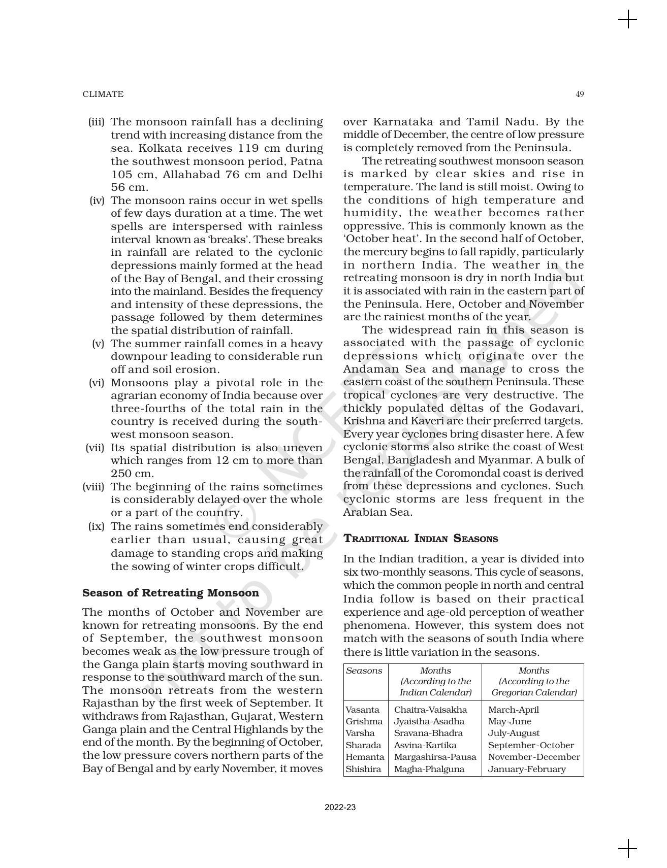 NCERT Book for Class 11 Geography (Part-II) Chapter 4 Climate - Page 18