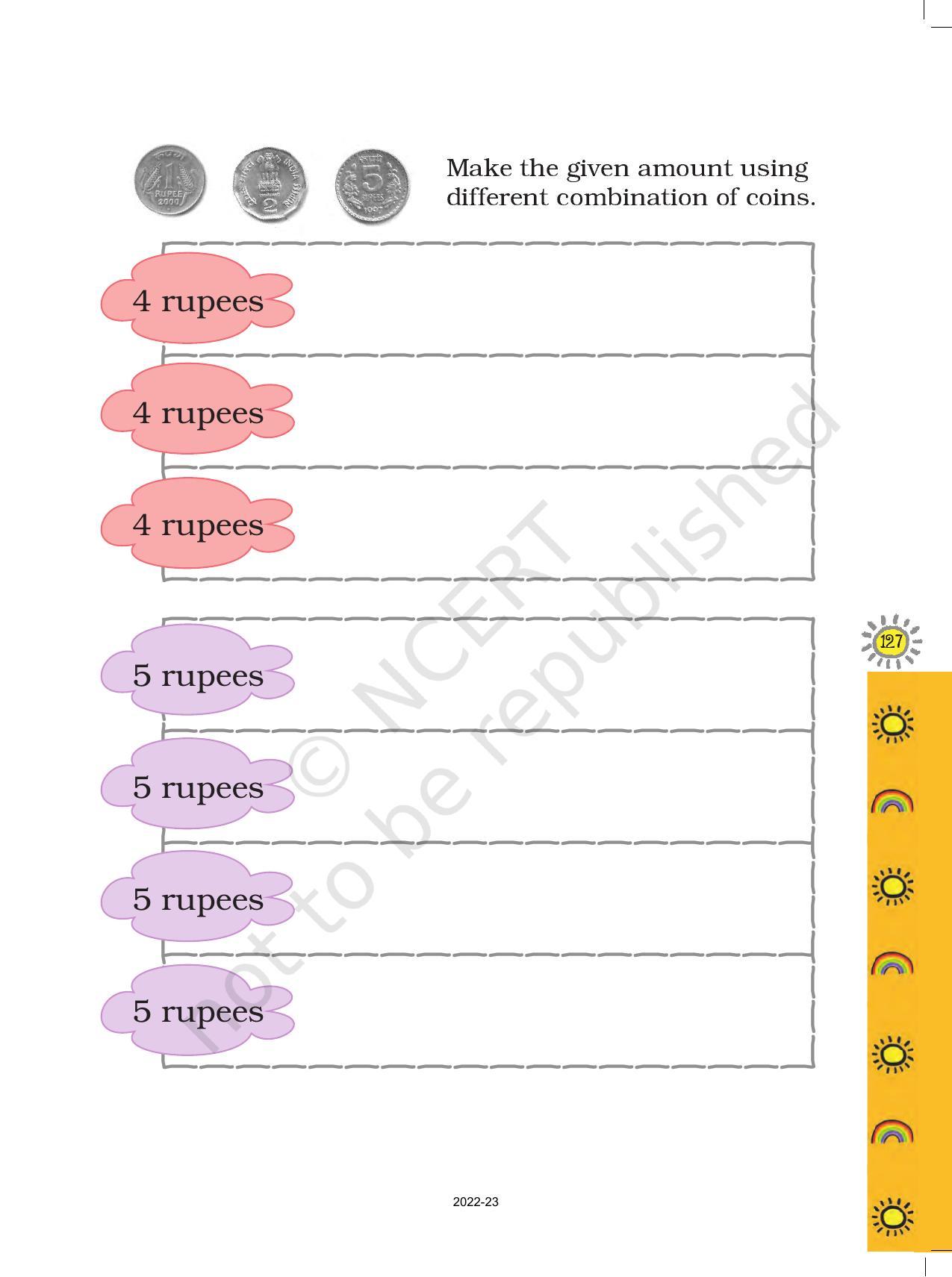 NCERT Book for Class 1 Maths :Chapter 12-Money - Page 4