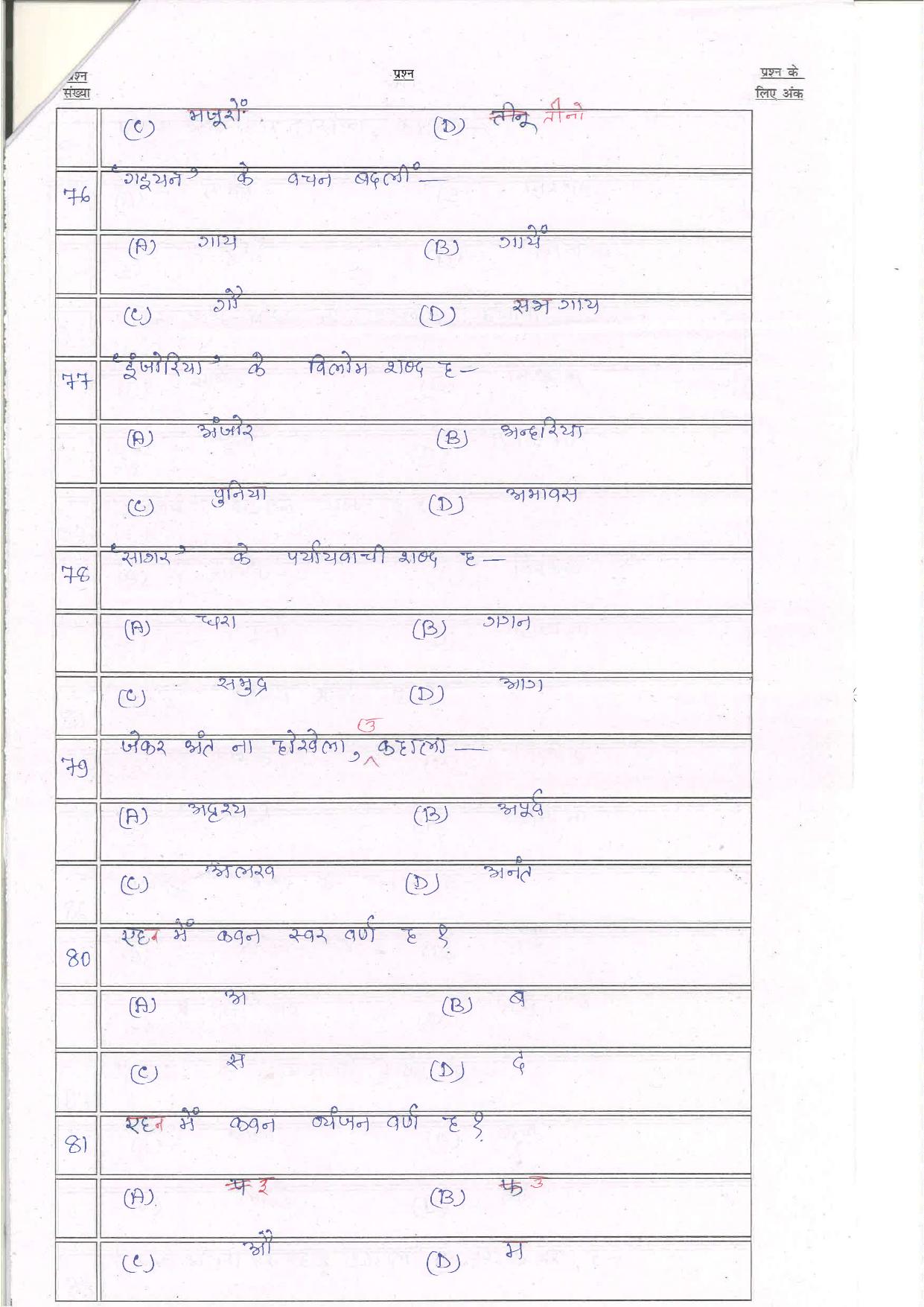 Bihar Board (BSEB) Class XII: 112/212/312/508-L.L-BHOJPURI 2025 Model Question Paper - Page 14
