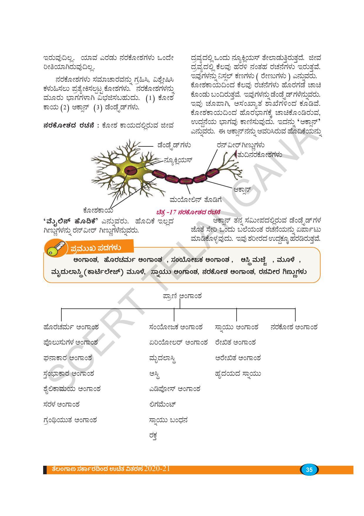 TS SCERT Class 9 Biological Science(Kannada Medium) Text Book - Page 47