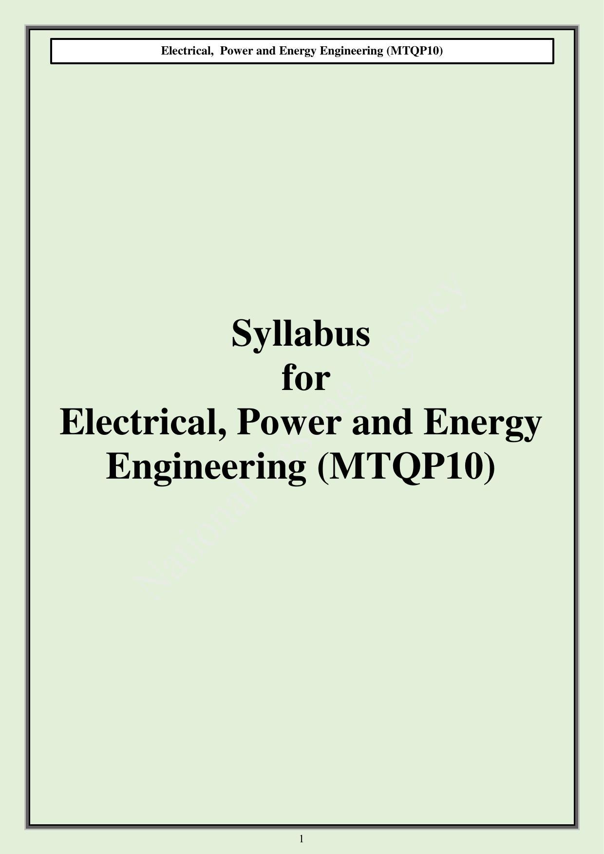 CUET PG M.Tech Syllabus - Page 35
