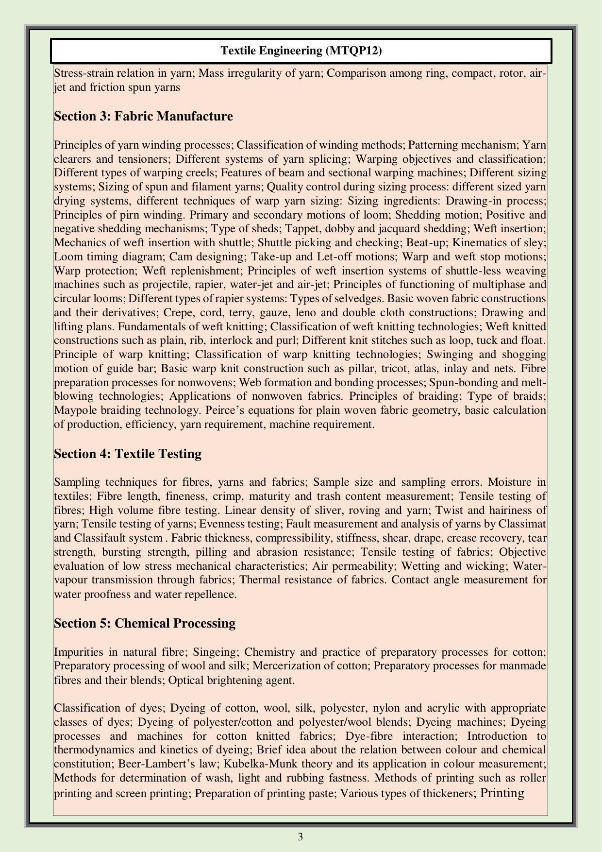 CUET PG M.Tech Syllabus - Page 46