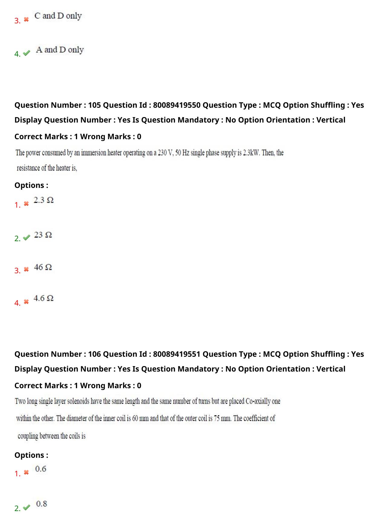 TS ECET 2021 Electrical and Electronics Engineering Question Paper - Page 60