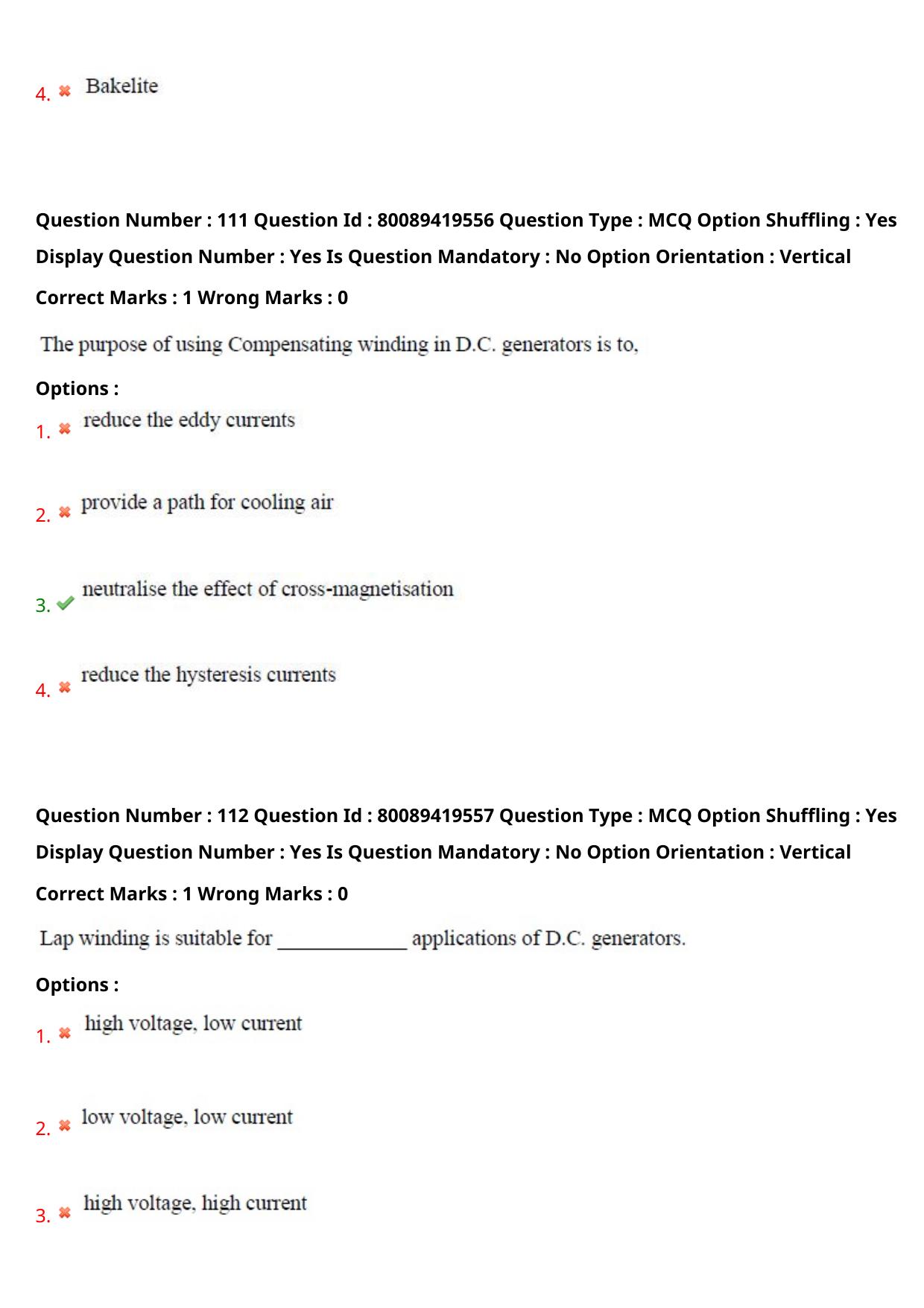 TS ECET 2021 Electrical and Electronics Engineering Question Paper - Page 63