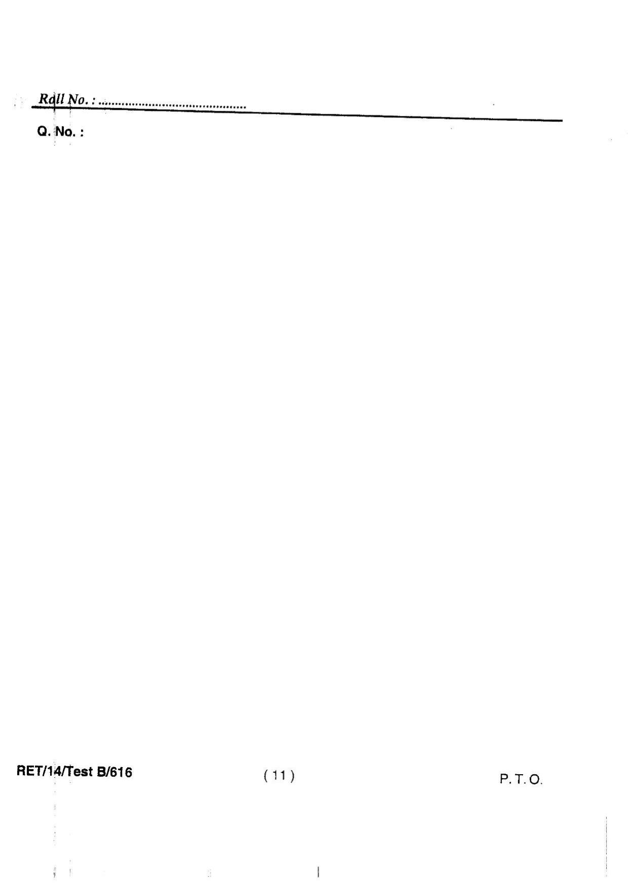 BHU RET Sangyaharan 2014 Question Paper - Page 13