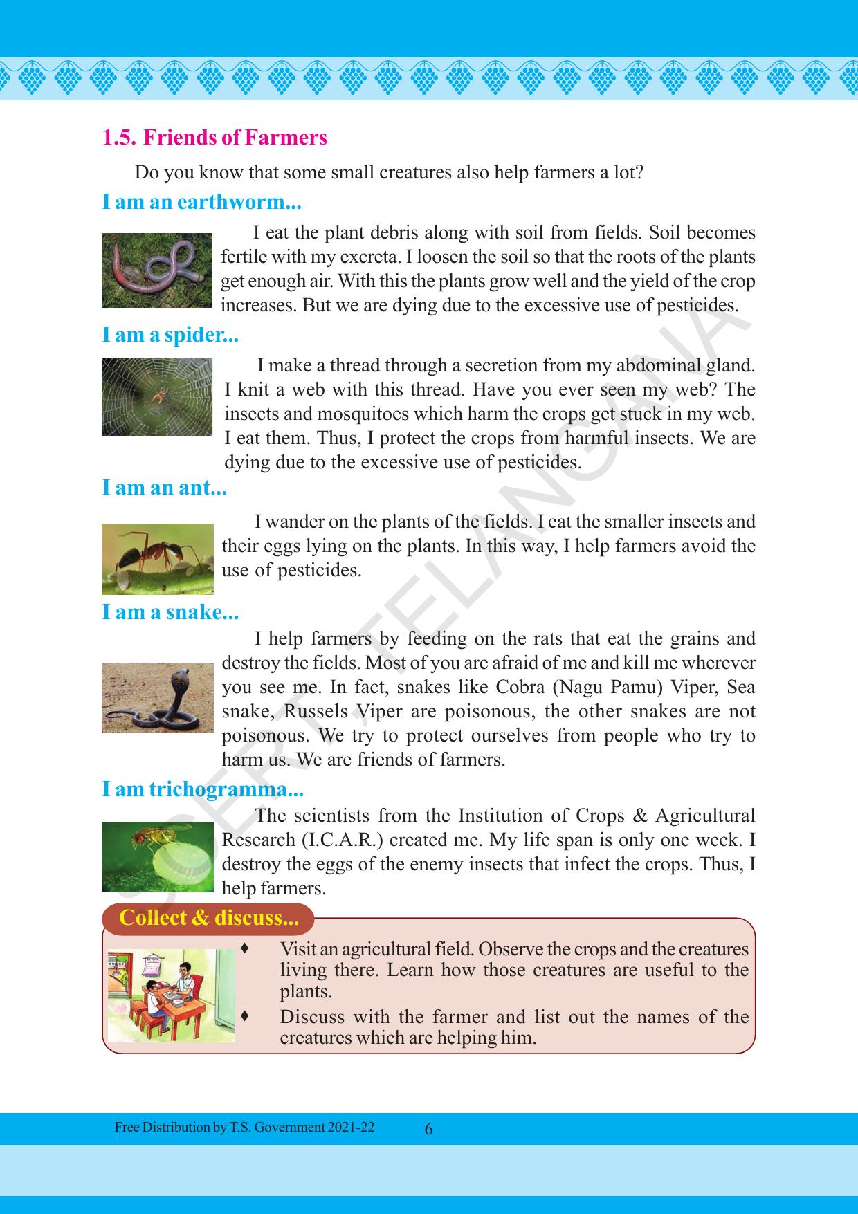 TS SCERT Class 5 Environmental Science (English Medium) Text Book - Page 16