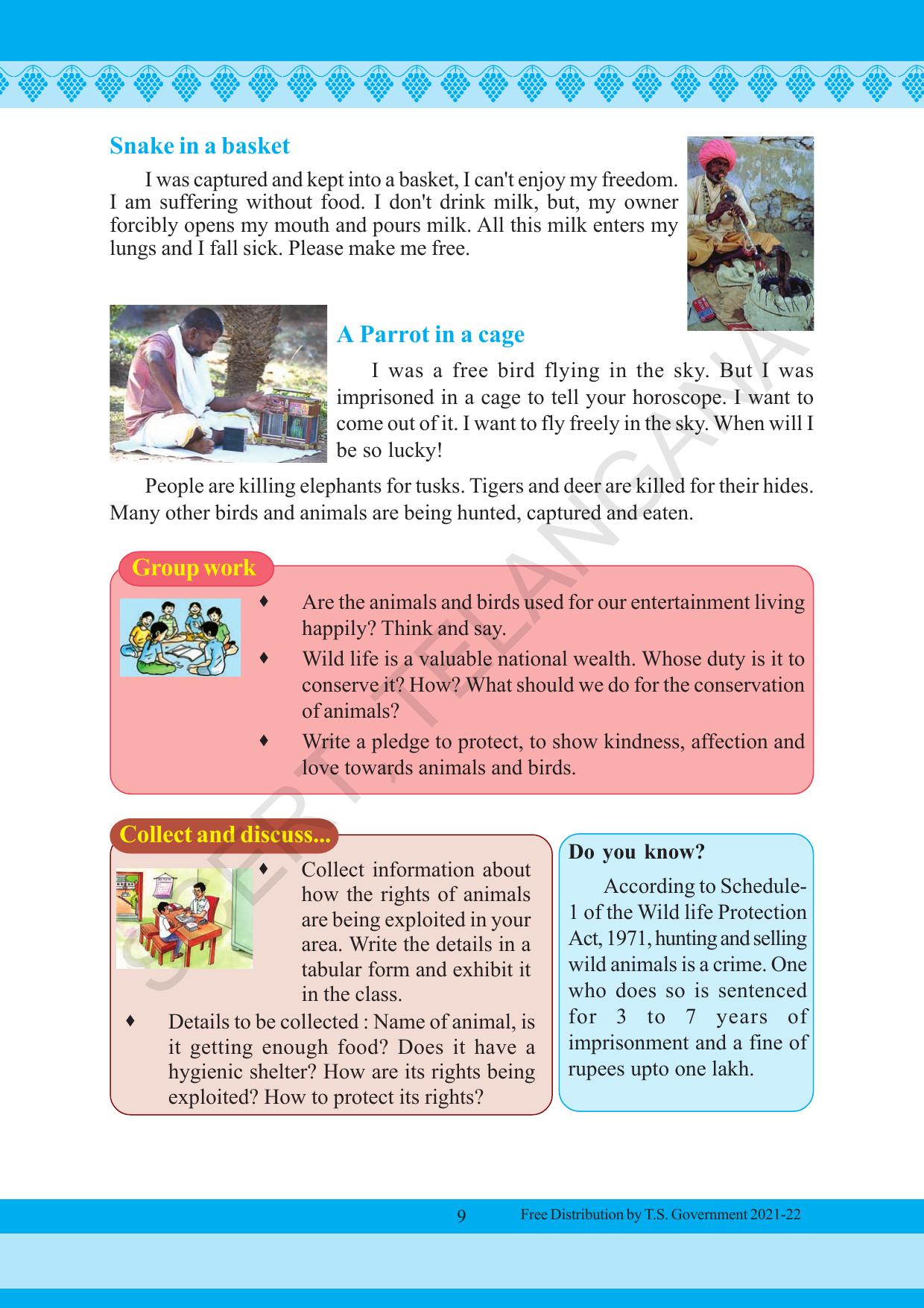 TS SCERT Class 5 Environmental Science (English Medium) Text Book - Page 19