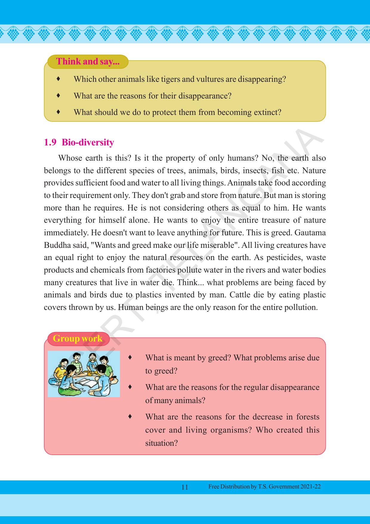 TS SCERT Class 5 Environmental Science (English Medium) Text Book - Page 21