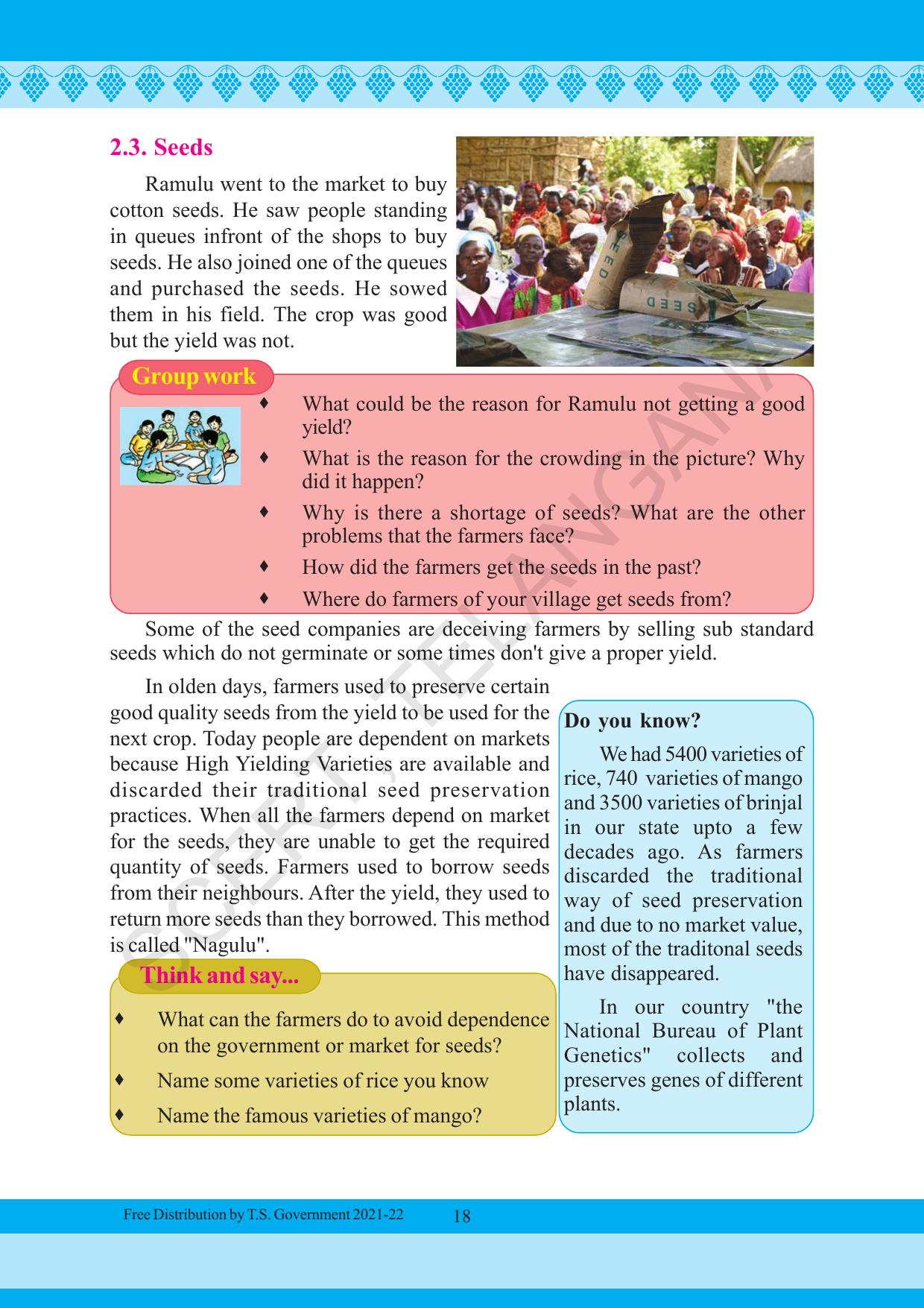 TS SCERT Class 5 Environmental Science (English Medium) Text Book - Page 28