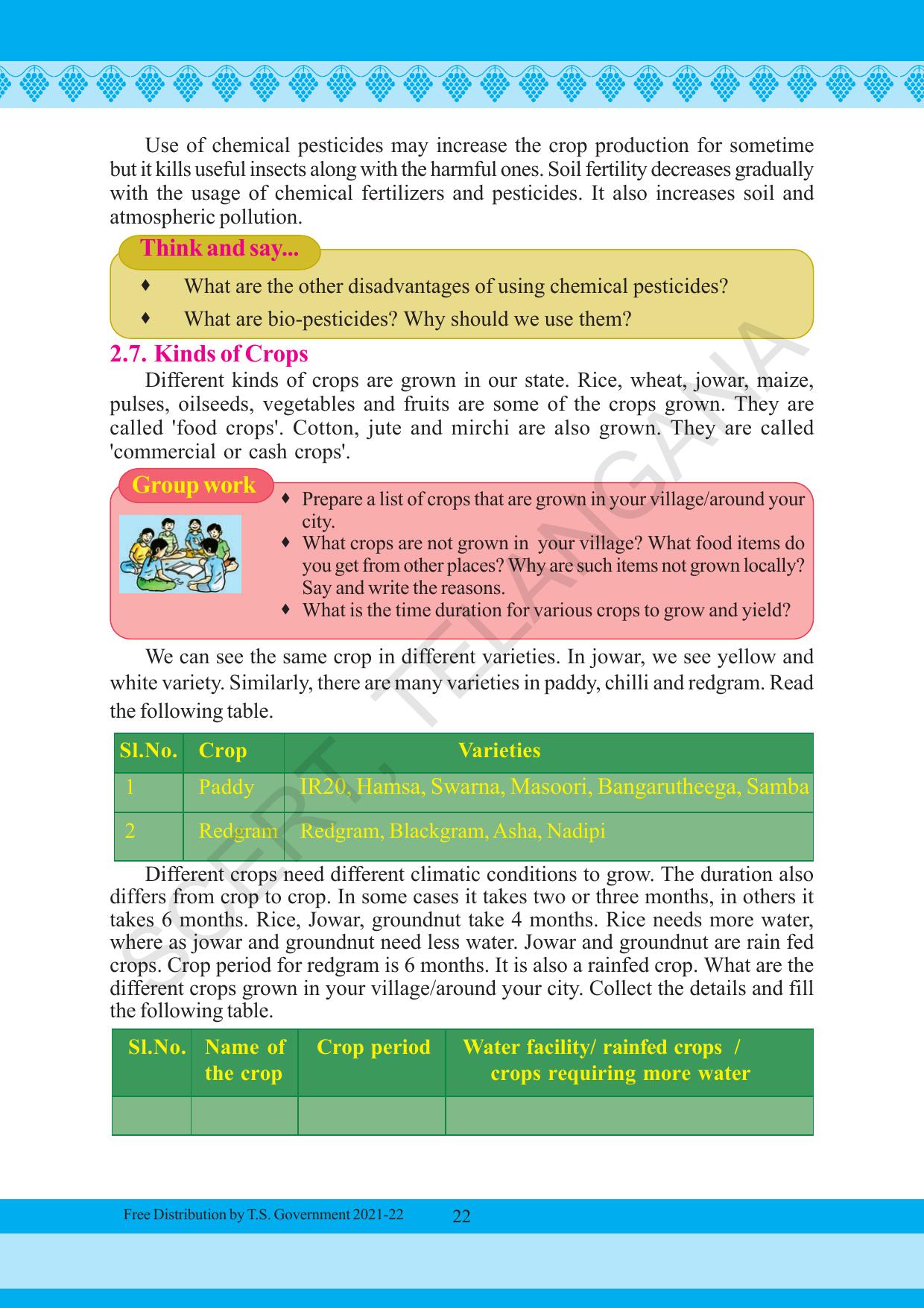 TS SCERT Class 5 Environmental Science (English Medium) Text Book - Page 32
