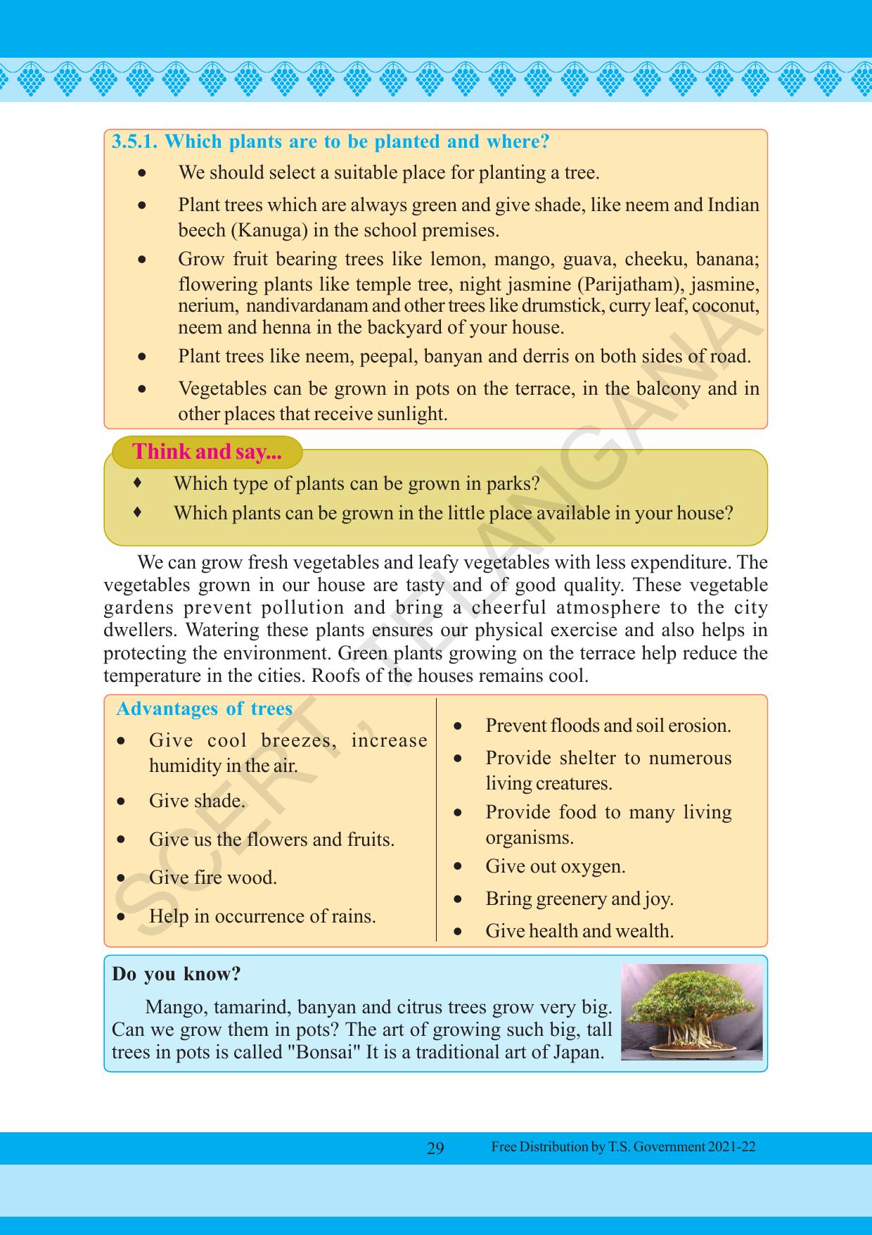 TS SCERT Class 5 Environmental Science (English Medium) Text Book - Page 39