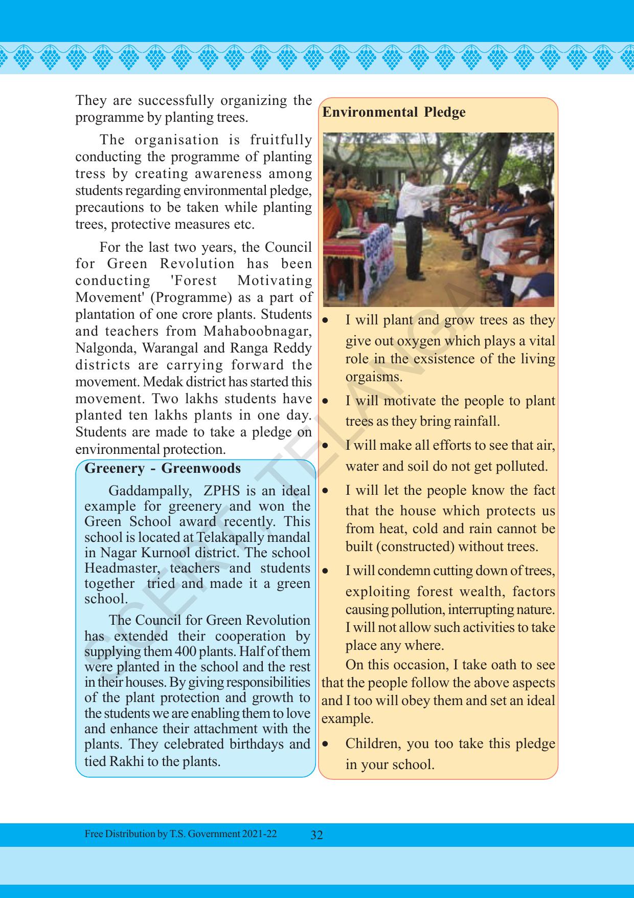 TS SCERT Class 5 Environmental Science (English Medium) Text Book - Page 42