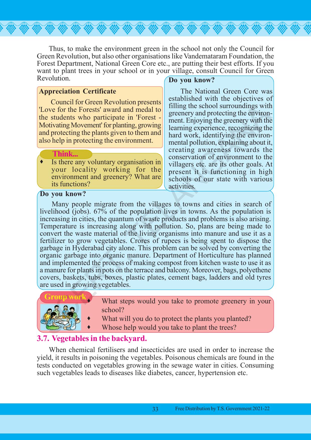 TS SCERT Class 5 Environmental Science (English Medium) Text Book - Page 43