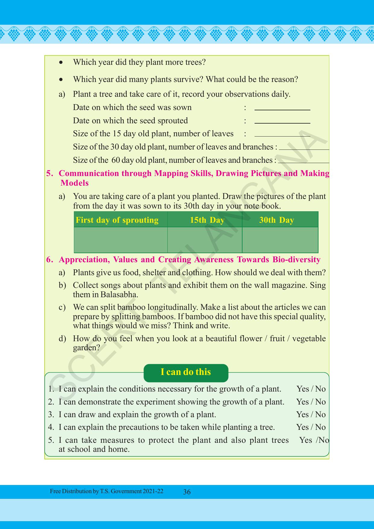 TS SCERT Class 5 Environmental Science (English Medium) Text Book - Page 46