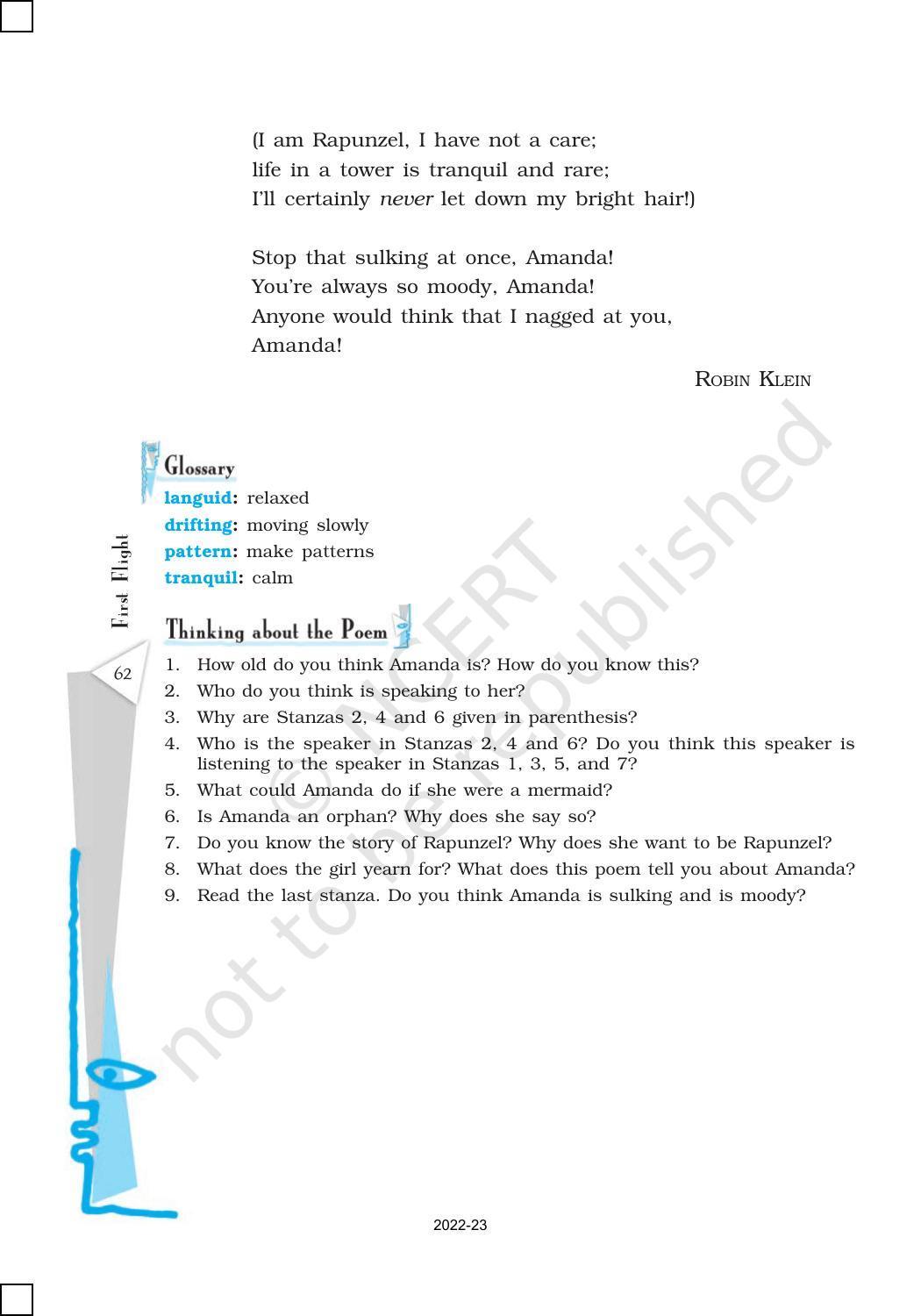NCERT Book for Class 10 English (First Flight) Chapter 4 From the Diary of Anne Frank - Page 15