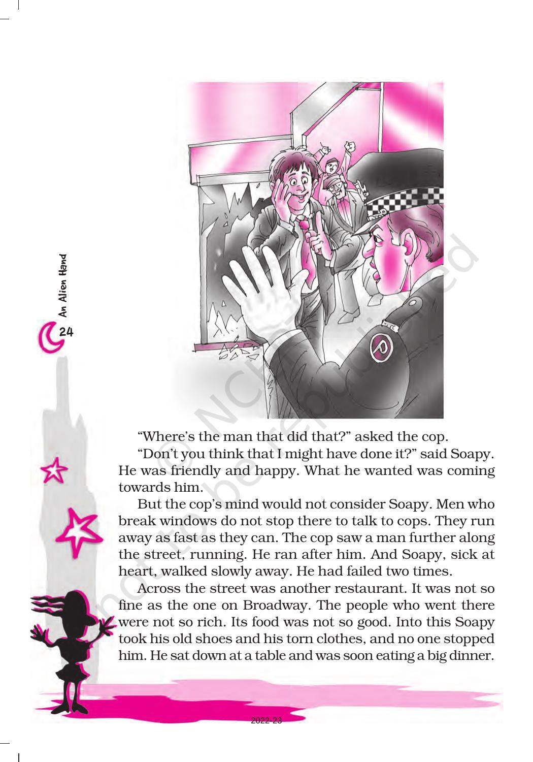NCERT Book for Class 7 English (An Alien Hand): Chapter 4-The Cop and the Anthem - Page 5