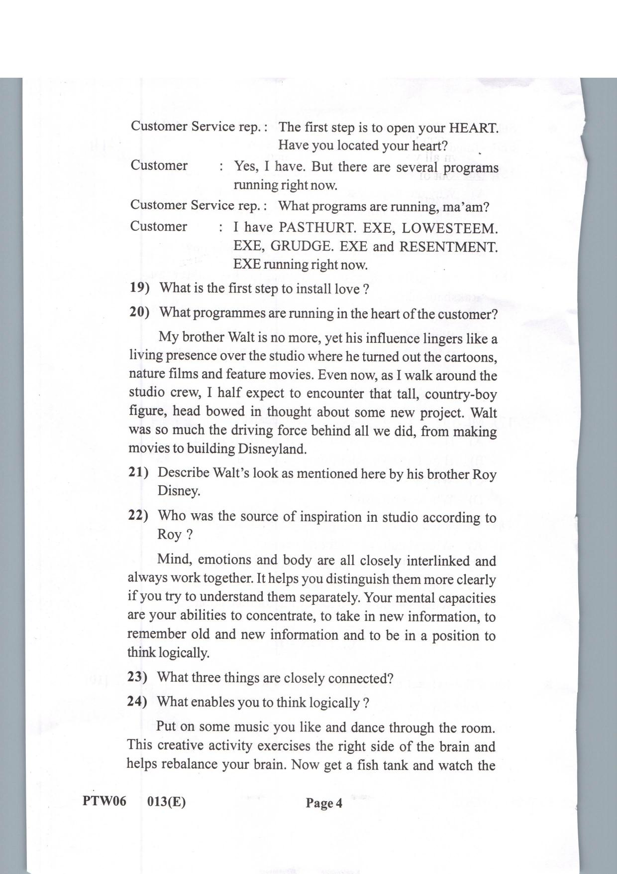 Gujarat Board Class 12th Question Paper 2021: (S.L) English - Page 4