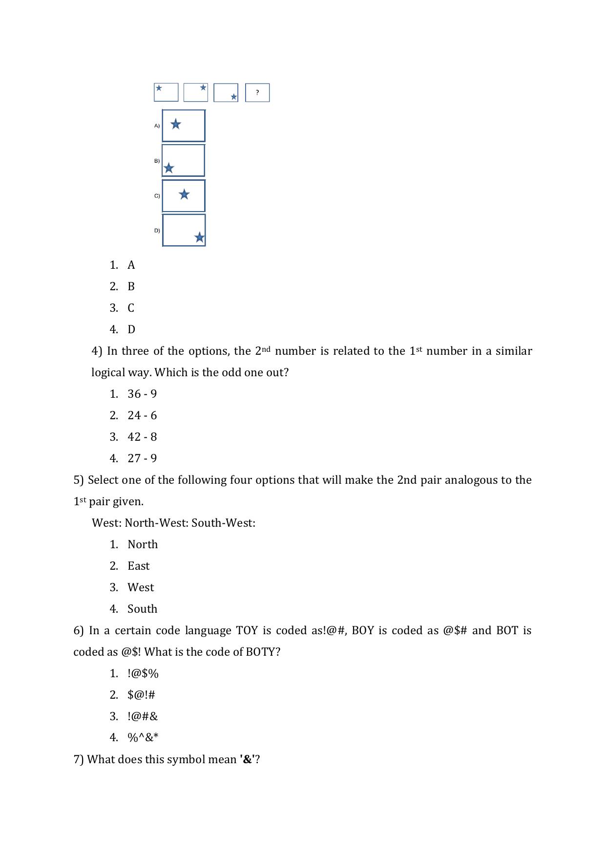 IFTK Entrance Exam General Ability Test Question Papers 2022 - Page 2
