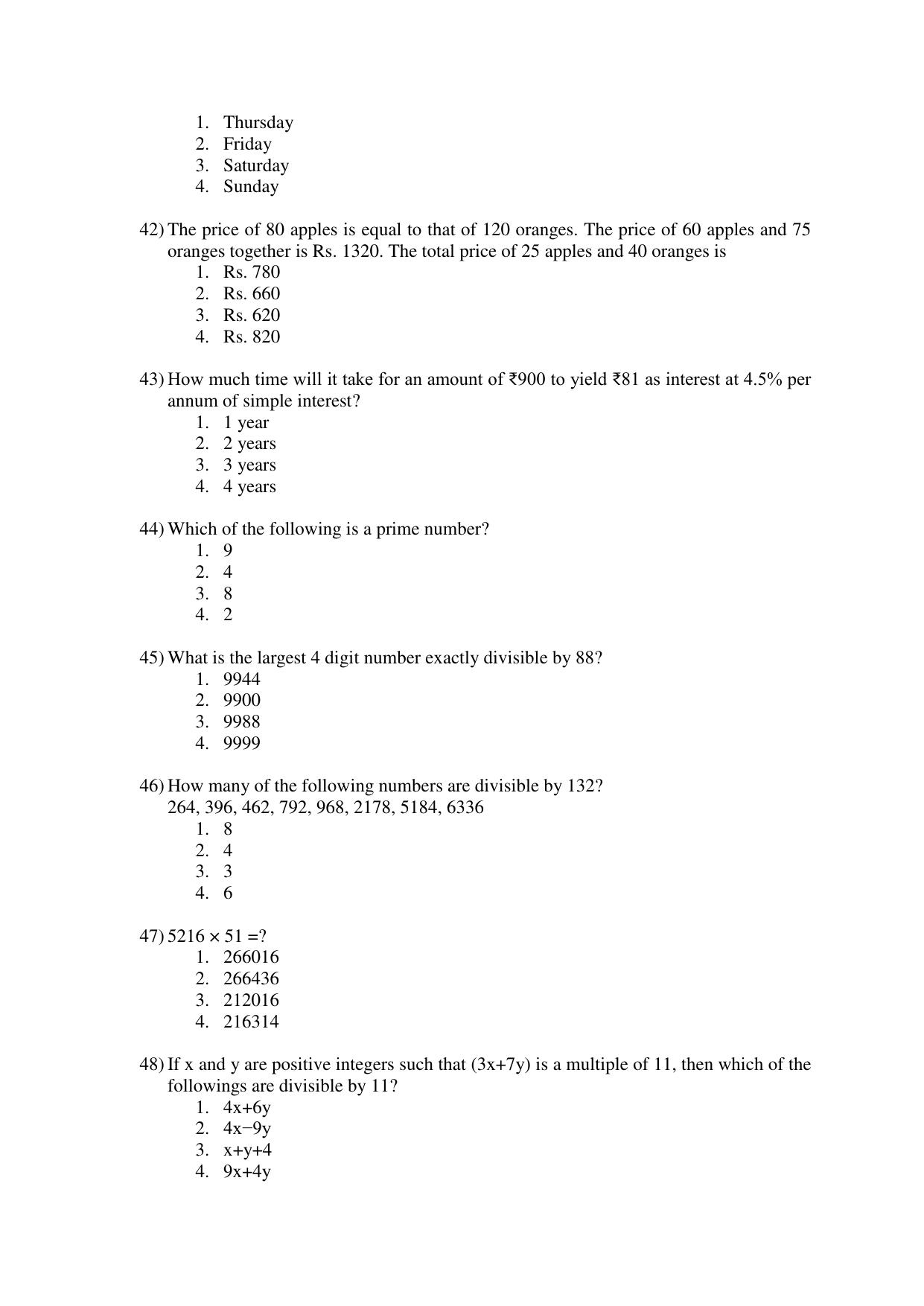 IFTK Entrance Exam General Ability Test Question Papers 2022 - Page 10