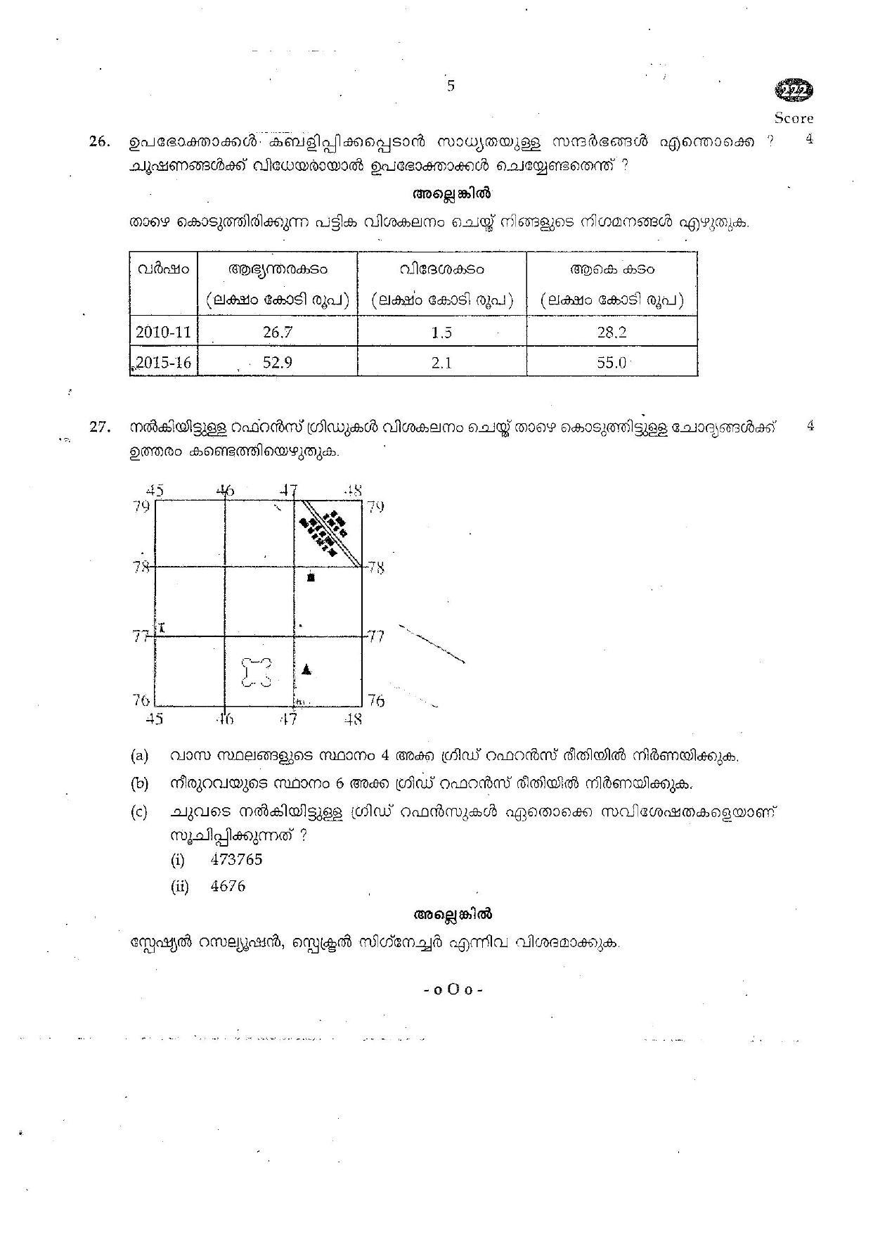 Kerala SSLC 2017 Social Science Question paper (MM) (Model) - Page 5